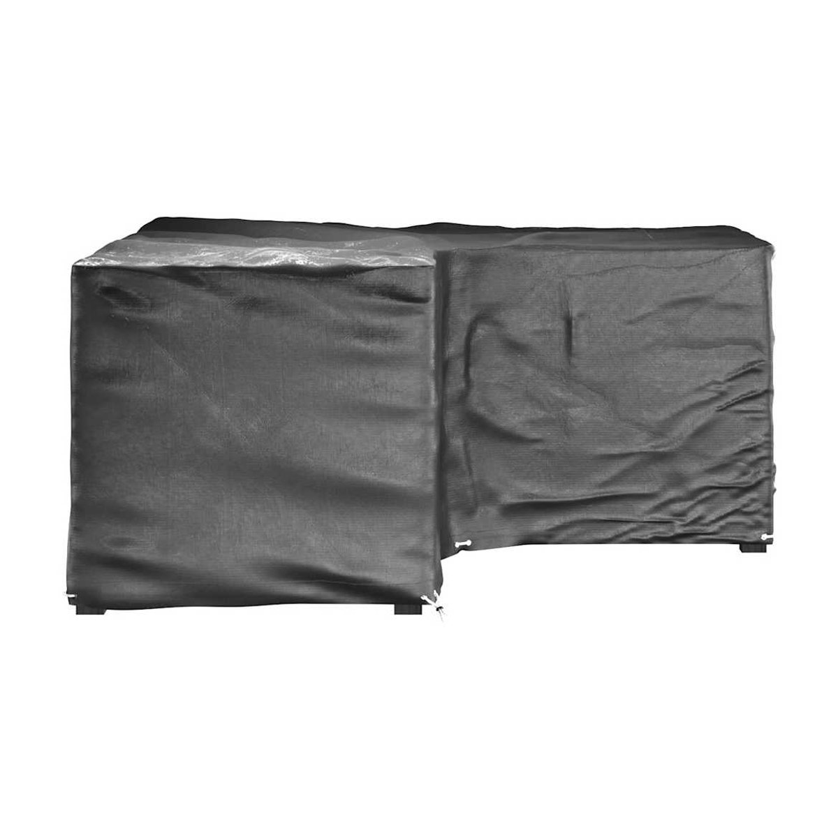 Vidaxl Gartenmöbel Abdeckungen L, 2 Stück, Schwarz, H x B x T: 90 x 185 x 185 cm - Bild 4