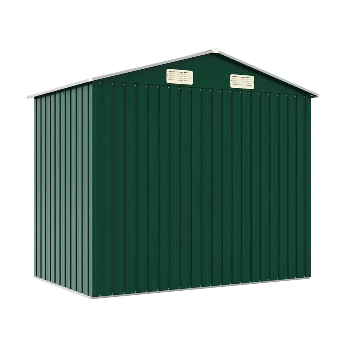 VIDAXL Gartenschuppen aus Metall in Grün und Grau, B/T/H: 205 x 129 x 183 cm - Bild 6