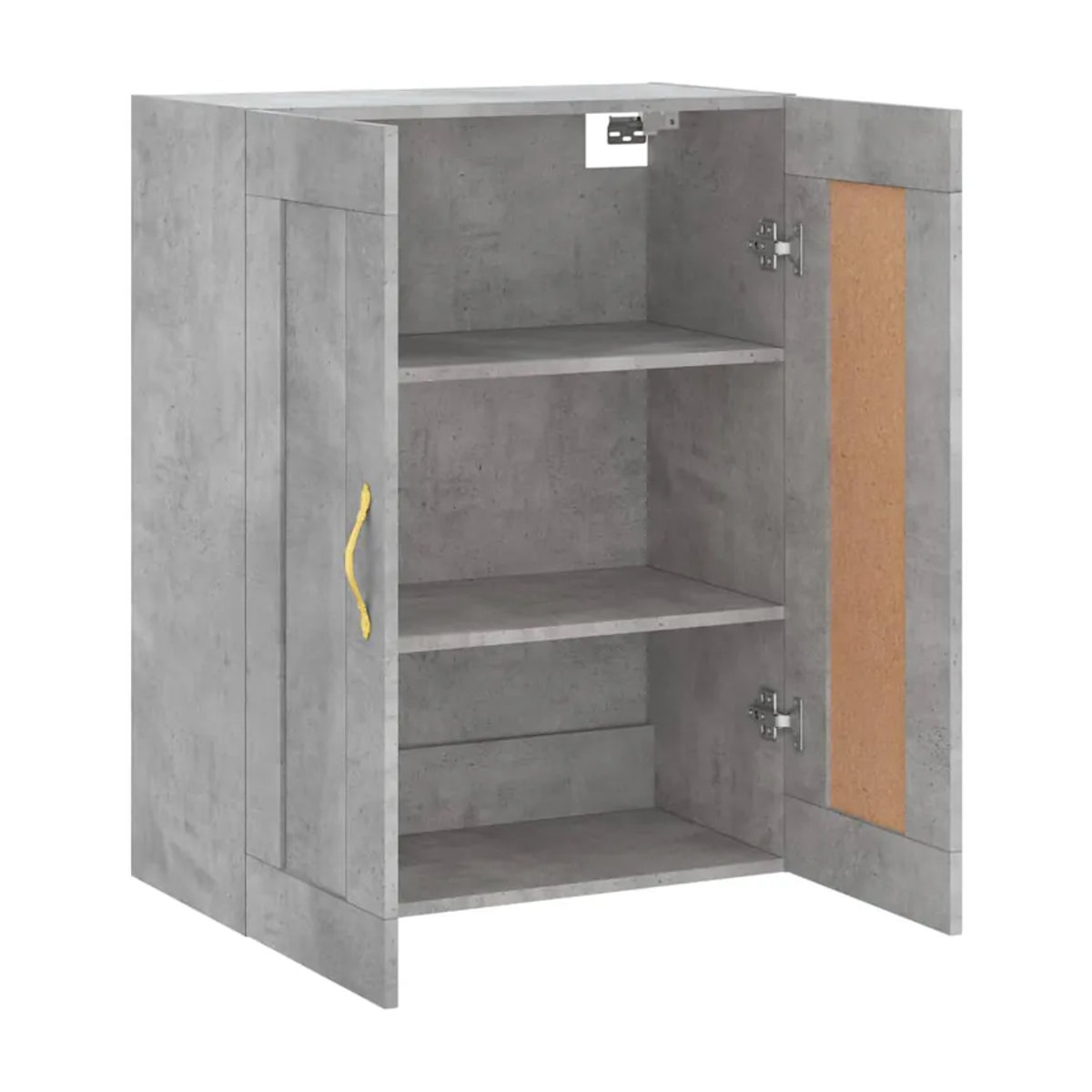 Vidaxl Hängeschrank Modern in Grau mit Drehtüren, B/T/H: 69,5 x 34 x 90 cm - Bild 2