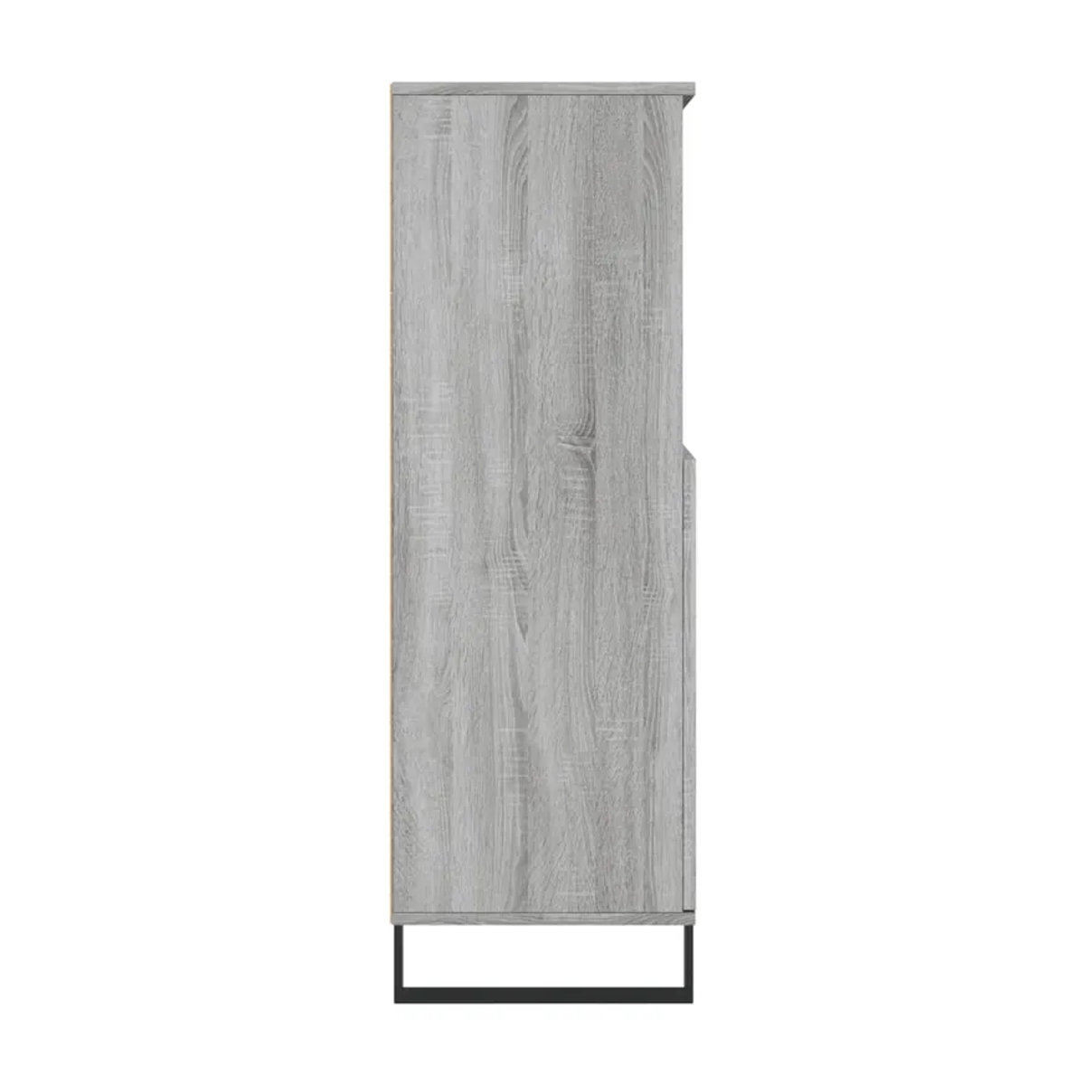 Vidaxl Hoher Schrank in Sonoma-Eiche Grau im modernen Industrial-Design, B/T/H: 60 x 36 x 110 cm - Bild 2