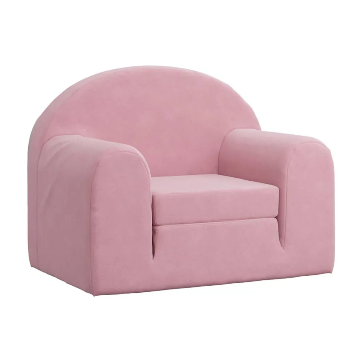 Vidaxl Kindersofa aus weichem Plüsch, ausziehbar, Rosa - Bild 2