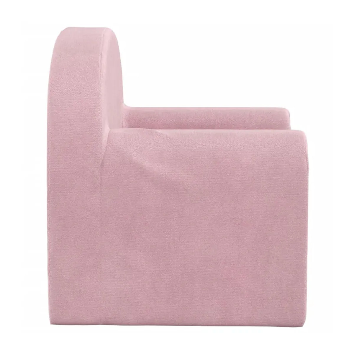 Vidaxl Kindersofa aus weichem Plüsch, ausziehbar, Rosa - Bild 4