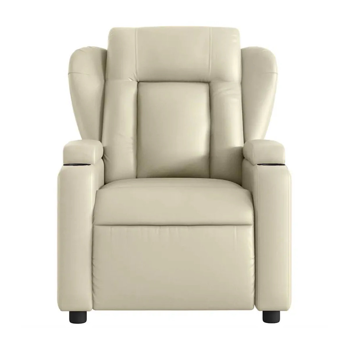 Vidaxl Klapp-Massagesessel Relaxsessel aus Kunstleder in Beige - Bild 2
