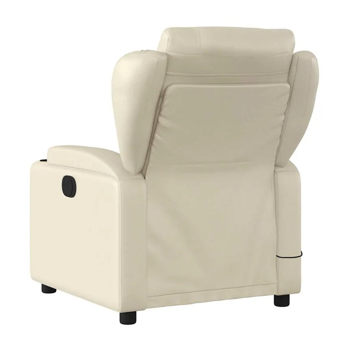Vidaxl Klapp-Massagesessel Relaxsessel aus Kunstleder in Beige - Bild 4