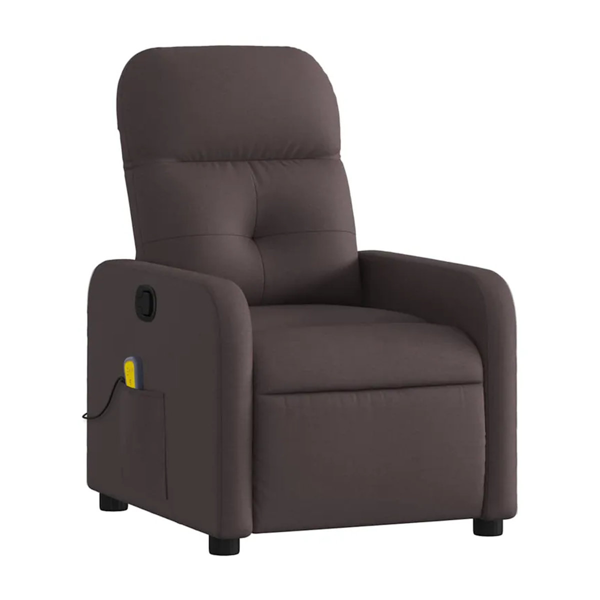 Vidaxl Klappbarer Massagesessel in Braun mit Stoffbezug als moderner Relaxsessel - Bild 5