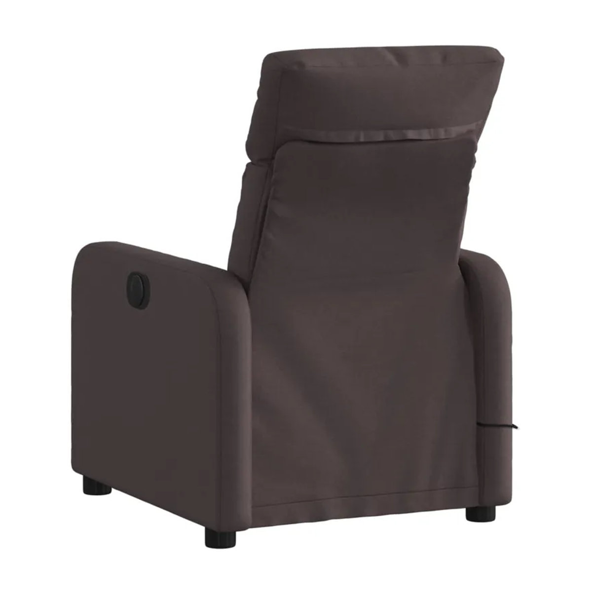 Vidaxl Klappbarer Massagesessel Modern, Dunkelbraun, mit Stoffbezug - Bild 3