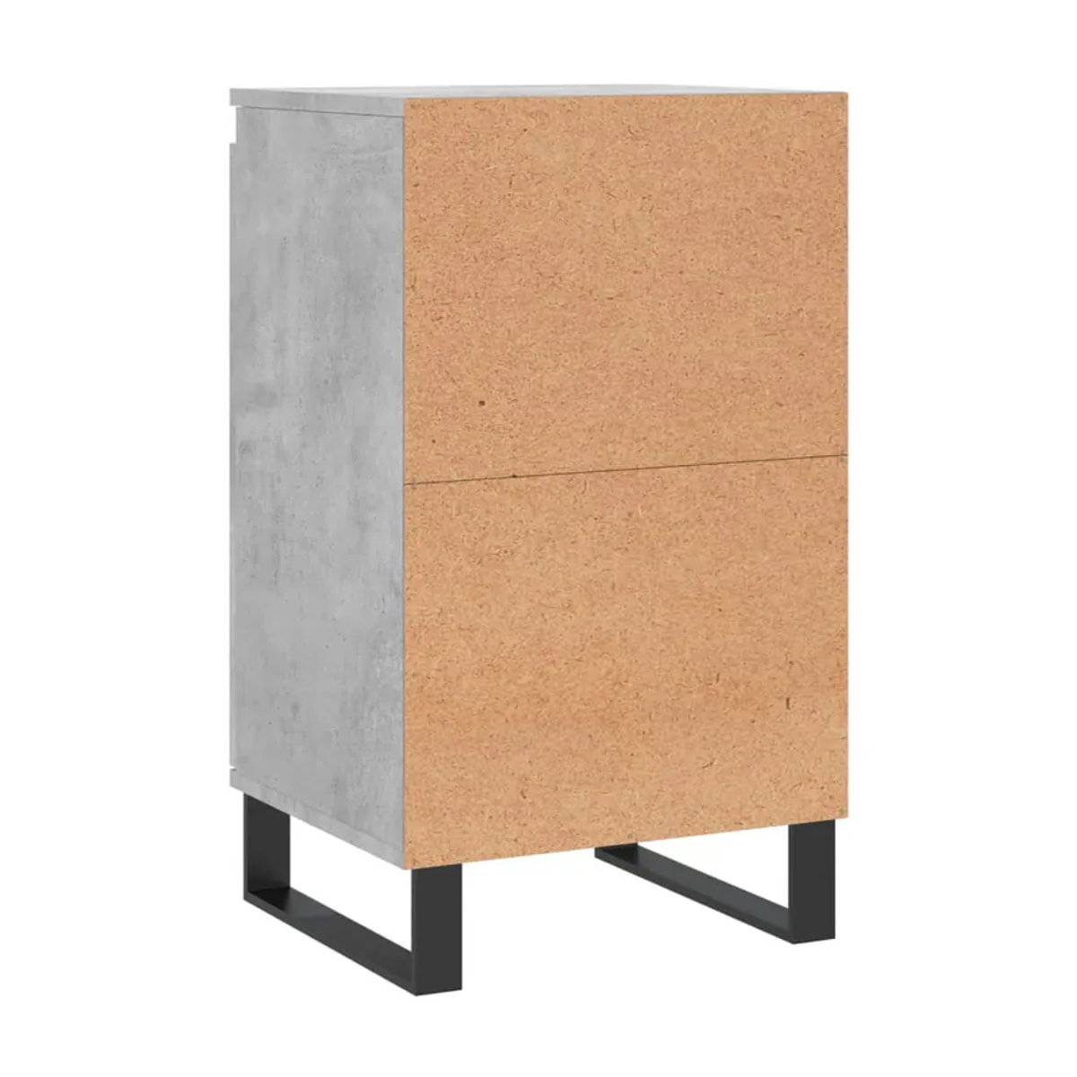 Vidaxl Kommode im Industrial Design in Grau aus Holzwerkstoff und Metall, B/T/H: 40 x 35 x 70 cm - Bild 5