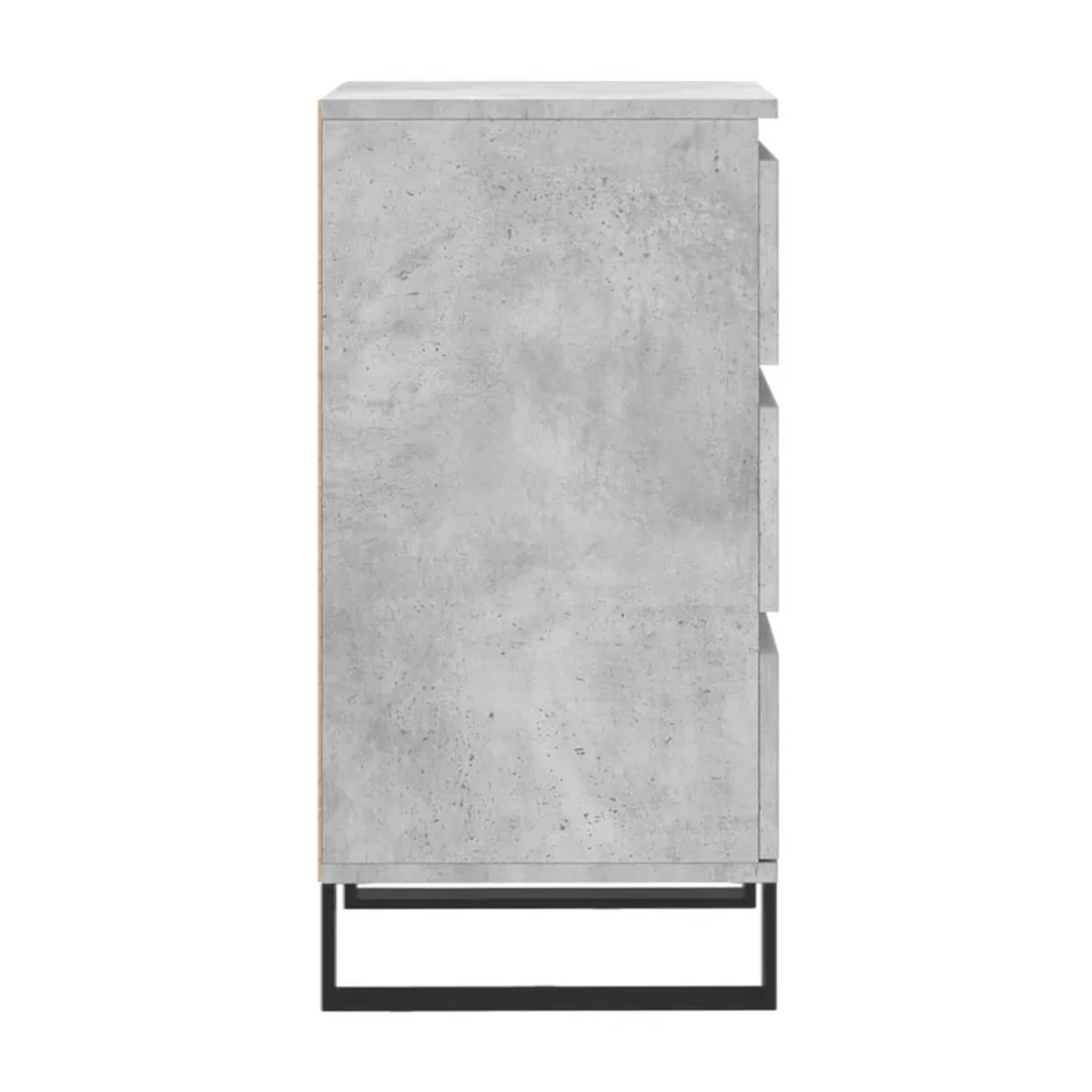 Vidaxl Kommode Modern in Grau aus Holzwerkstoff und Metall, B: 40 cm, T: 35 cm, H: 70 cm - Bild 5
