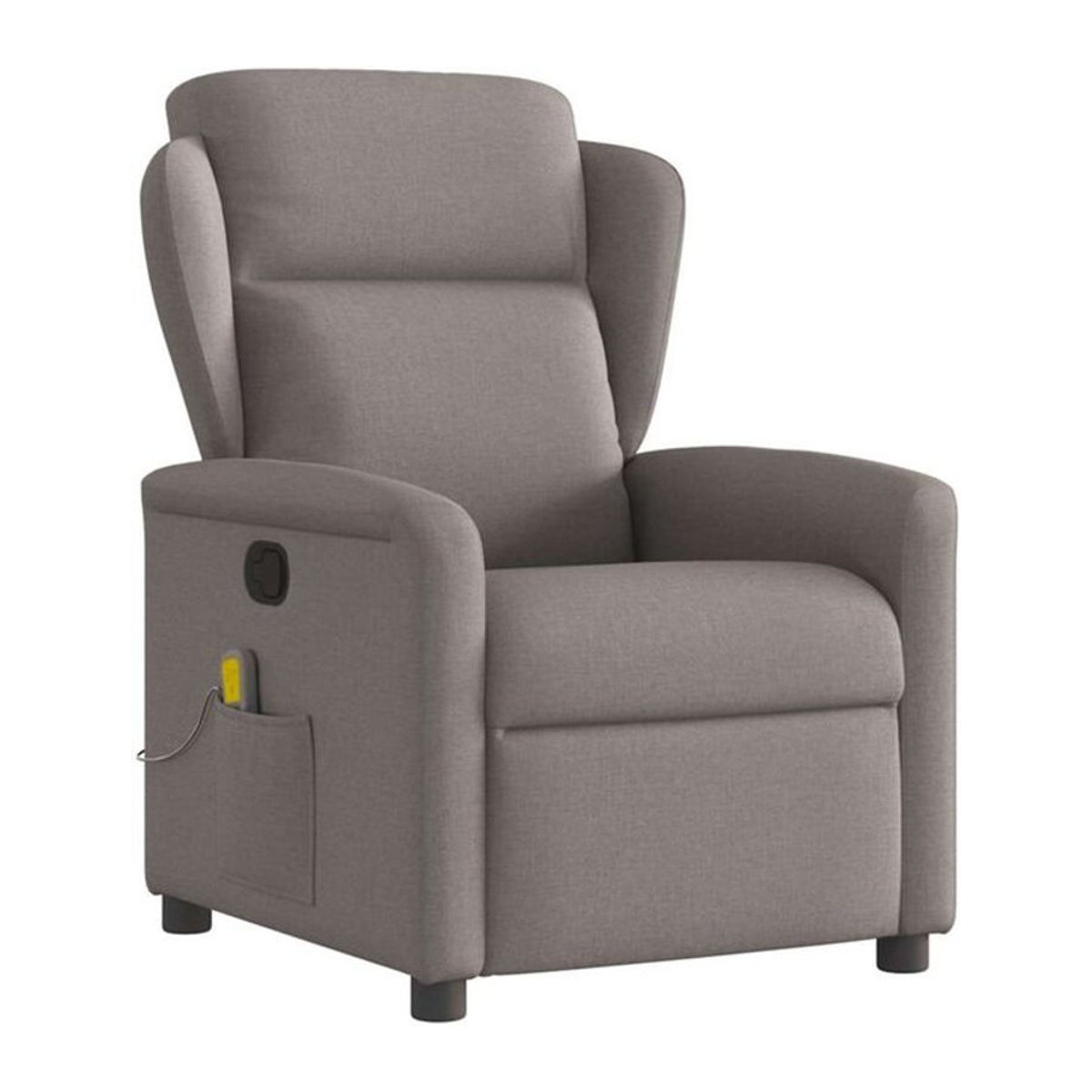 Vidaxl Massagesessel und Fernsehsessel aus Polyester-Stoff in Taupe Meliert - Bild 1