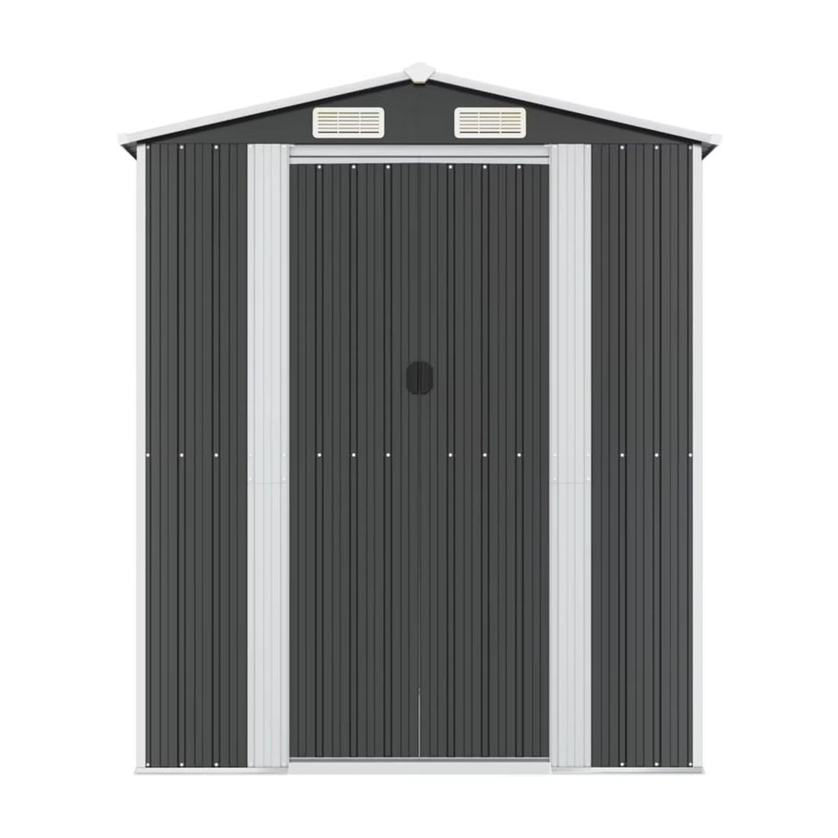 VIDAXL Moderner Gartenschuppen in Anthrazit, B/T/H: 606 x 192 x 223 cm - Bild 3