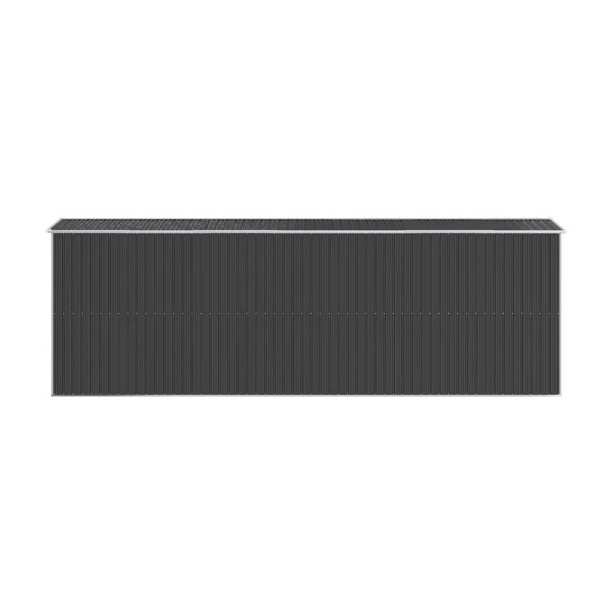 VIDAXL Moderner Gartenschuppen in Anthrazit, B/T/H: 606 x 192 x 223 cm - Bild 4