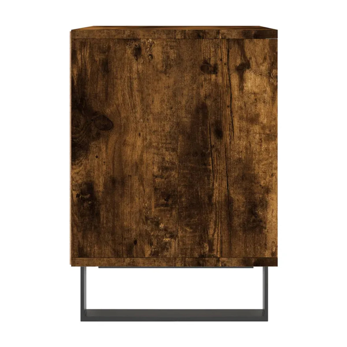 Vidaxl Nachttische 2er Set in Räuchereiche Braun im Industrial Design aus Holzwerkstoff und Metall B/T/H: 40 x 35 x 50 cm - Bild 5