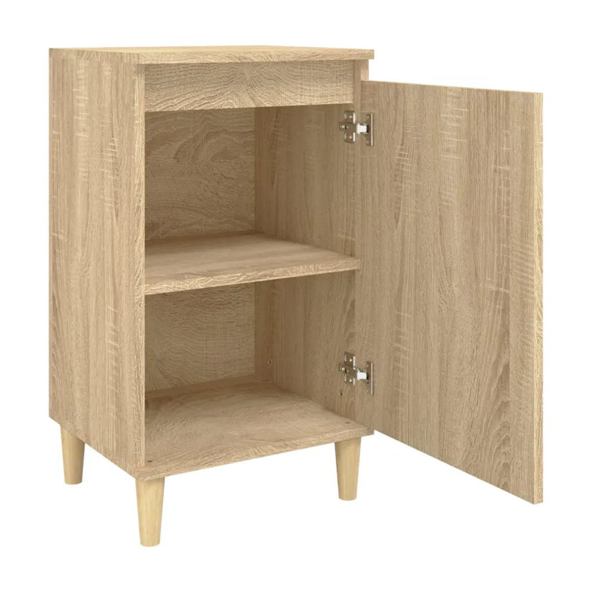 Vidaxl Nachttische im 2er-Set aus Holz in Sonoma-Eiche, B/T/H: 40 x 35 x 70 cm - Bild 4