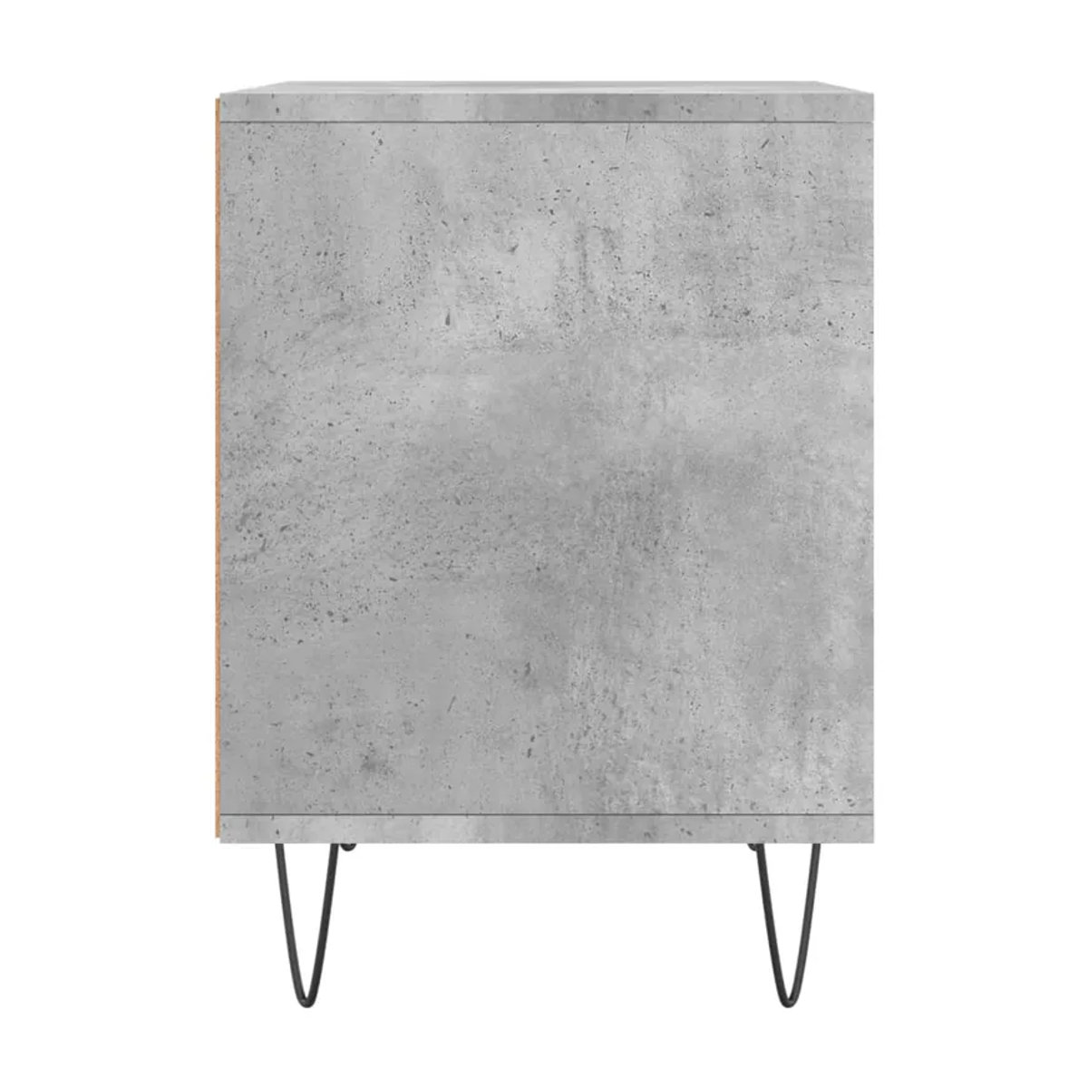 Vidaxl Nachttische im 2er-Set in Grau im Industrial-Design aus Beton und Metall, B/T/H: 40 x 35 x 50 cm - Bild 2