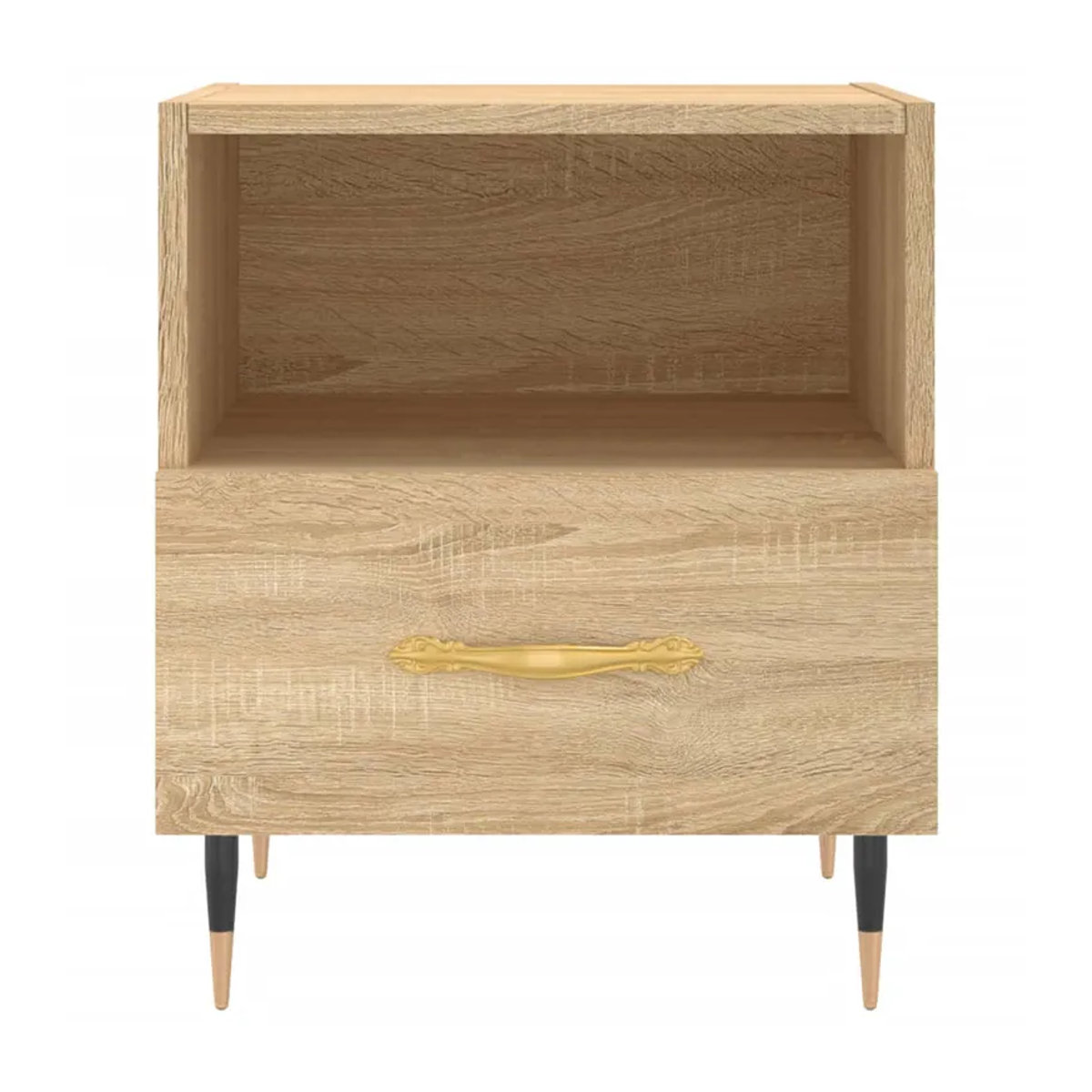 Vidaxl Nachttische im 2er-Set in Sonoma-Eiche, modern und skandinavisch, B/T/H: 40 x 35 x 47,5 cm - Bild 6