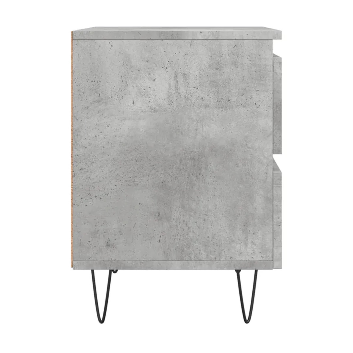Vidaxl Nachttische im Industrial Design, 2 Stück, Grau, B/T/H: 40 x 35 x 50 cm - Bild 7