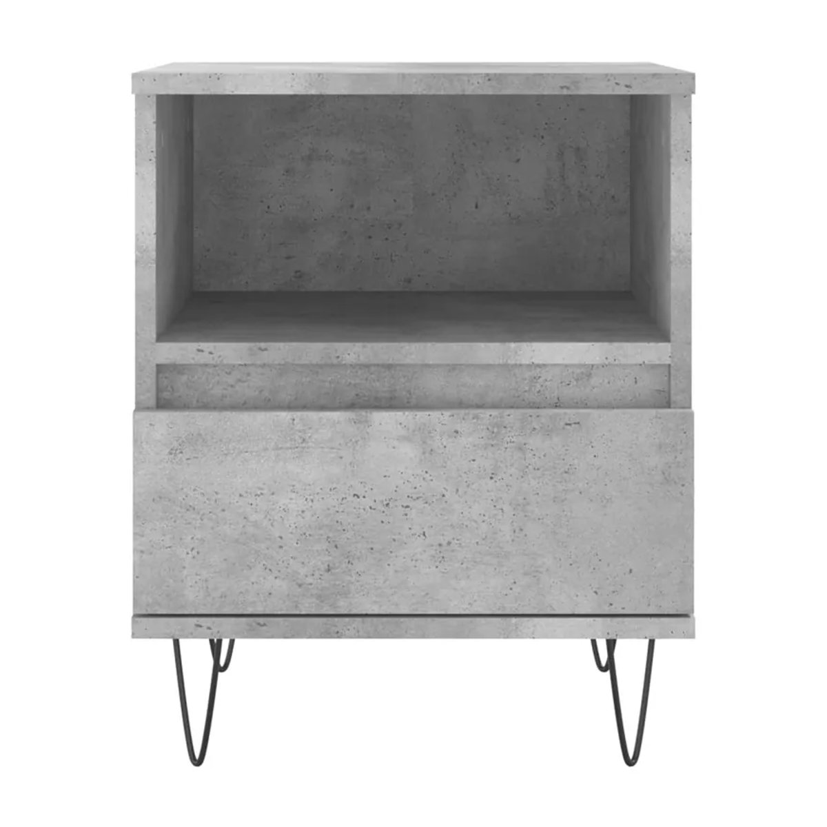 Vidaxl Nachttische im Industrial Design, 2er-Set, Grau, B/T/H: 40 x 35 x 50 cm - Bild 1