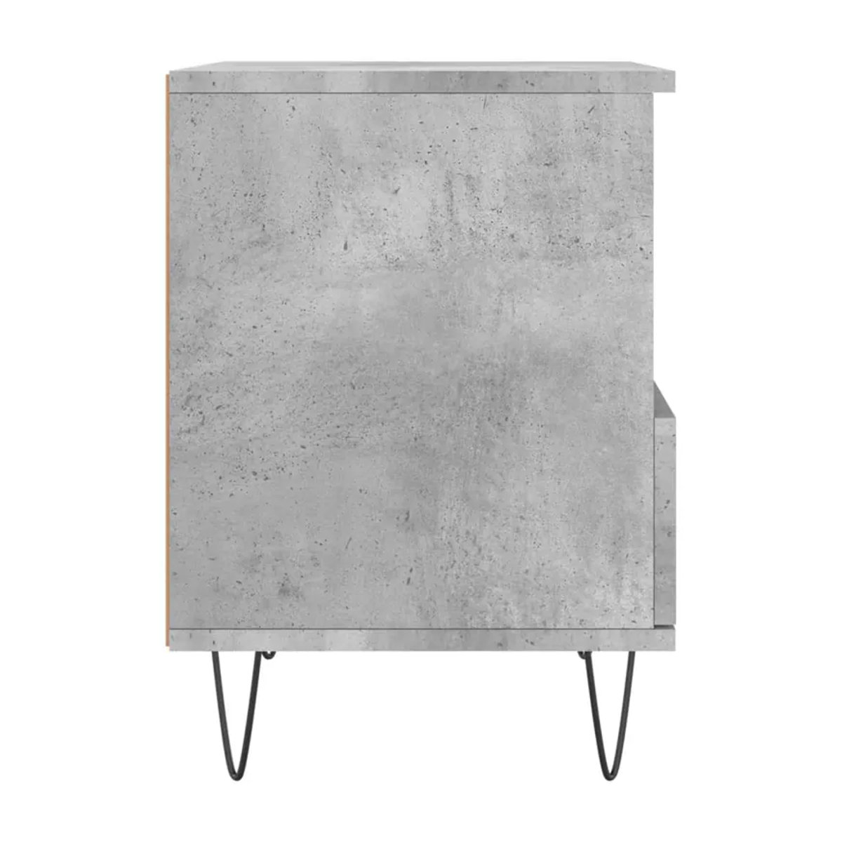 Vidaxl Nachttische im Industrial Design, 2er-Set, Grau, B/T/H: 40 x 35 x 50 cm - Bild 5