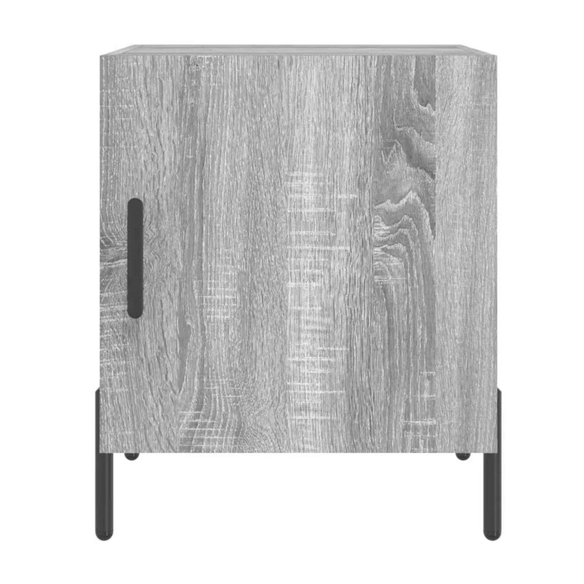 Vidaxl Nachttische Set 2 Stück Modern in Grau, B/T/H: 40 x 40 x 50 cm - Bild 3