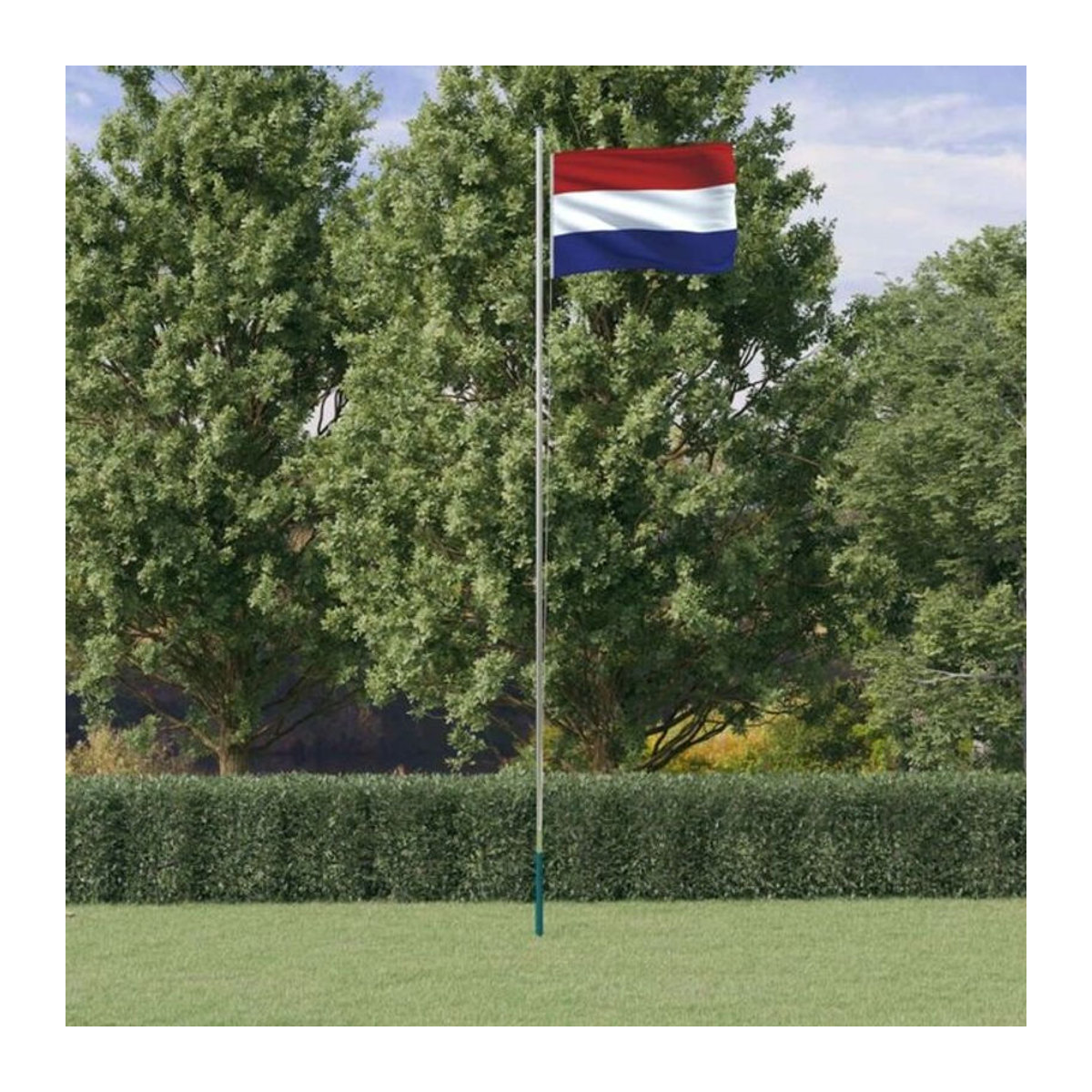 Vidaxl Niederländische Flagge mit Aluminiummast 6,23 m - Bild 1