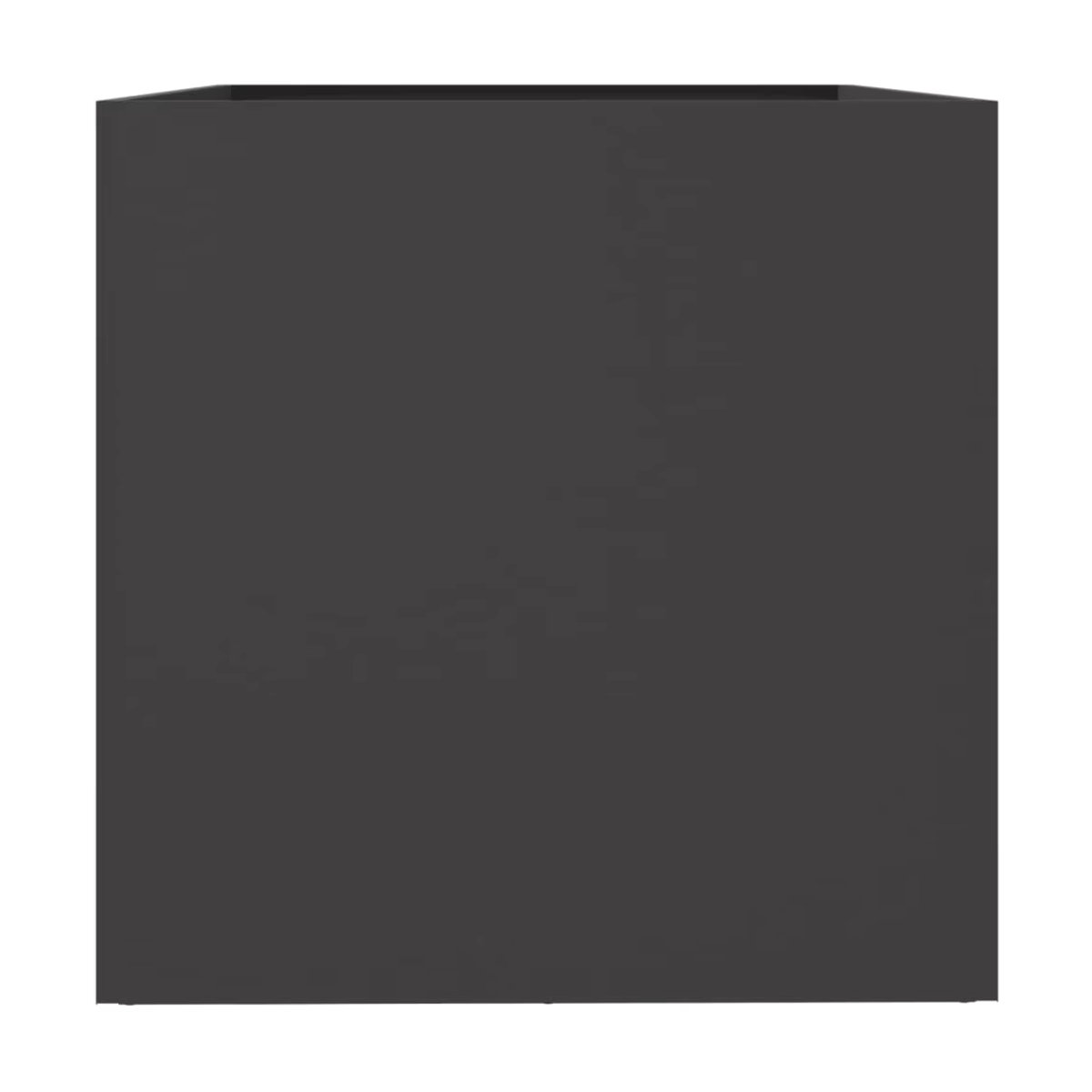 VIDAXL Pflanzkübel aus Stahl in Schwarz für den Garten und Balkon, B/T/H: 62 x 47 x 46 cm - Bild 5