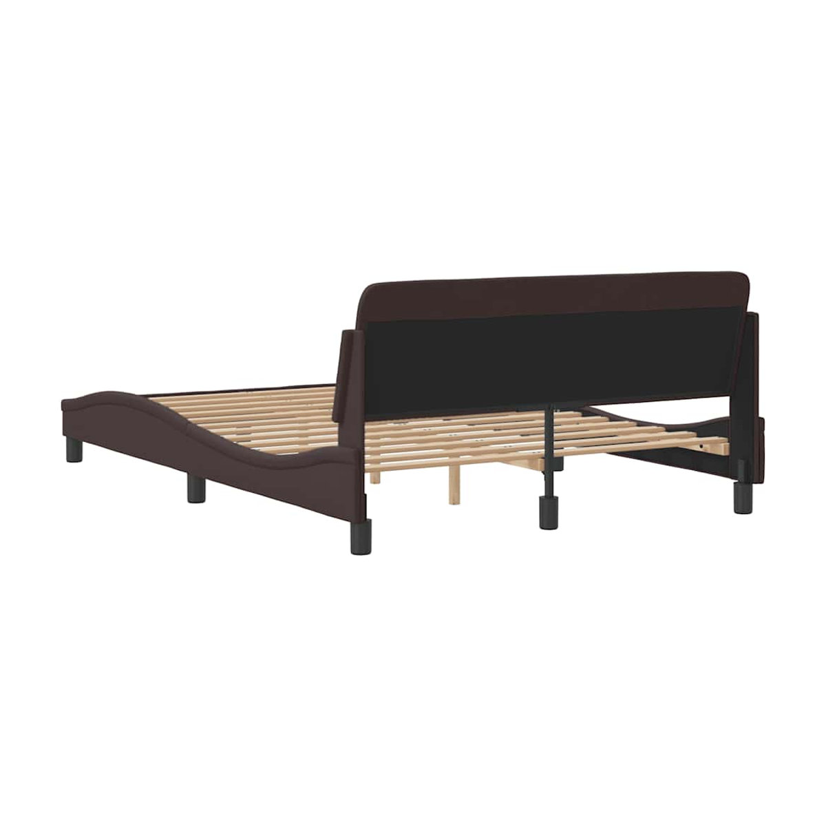 Vidaxl Polsterbett Modern in Braun mit Stoffbezug, B/T/H: 120 x 200 cm - Bild 5