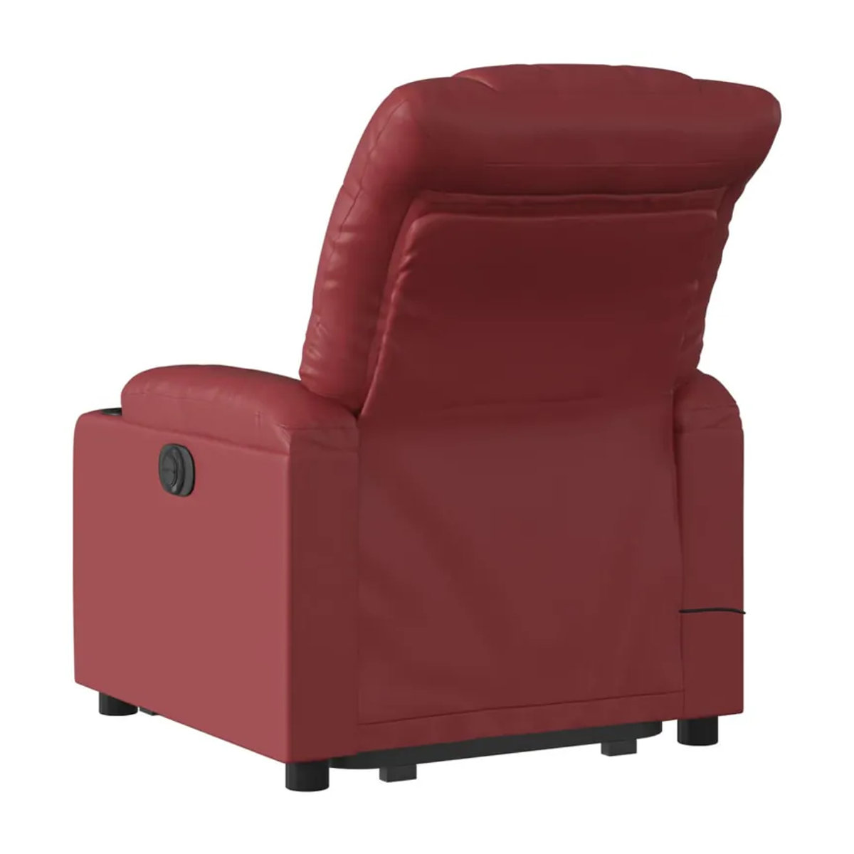 Vidaxl Relaxsessel als Aufstehhilfe und Massagesessel in Rot aus Kunstleder - Bild 3