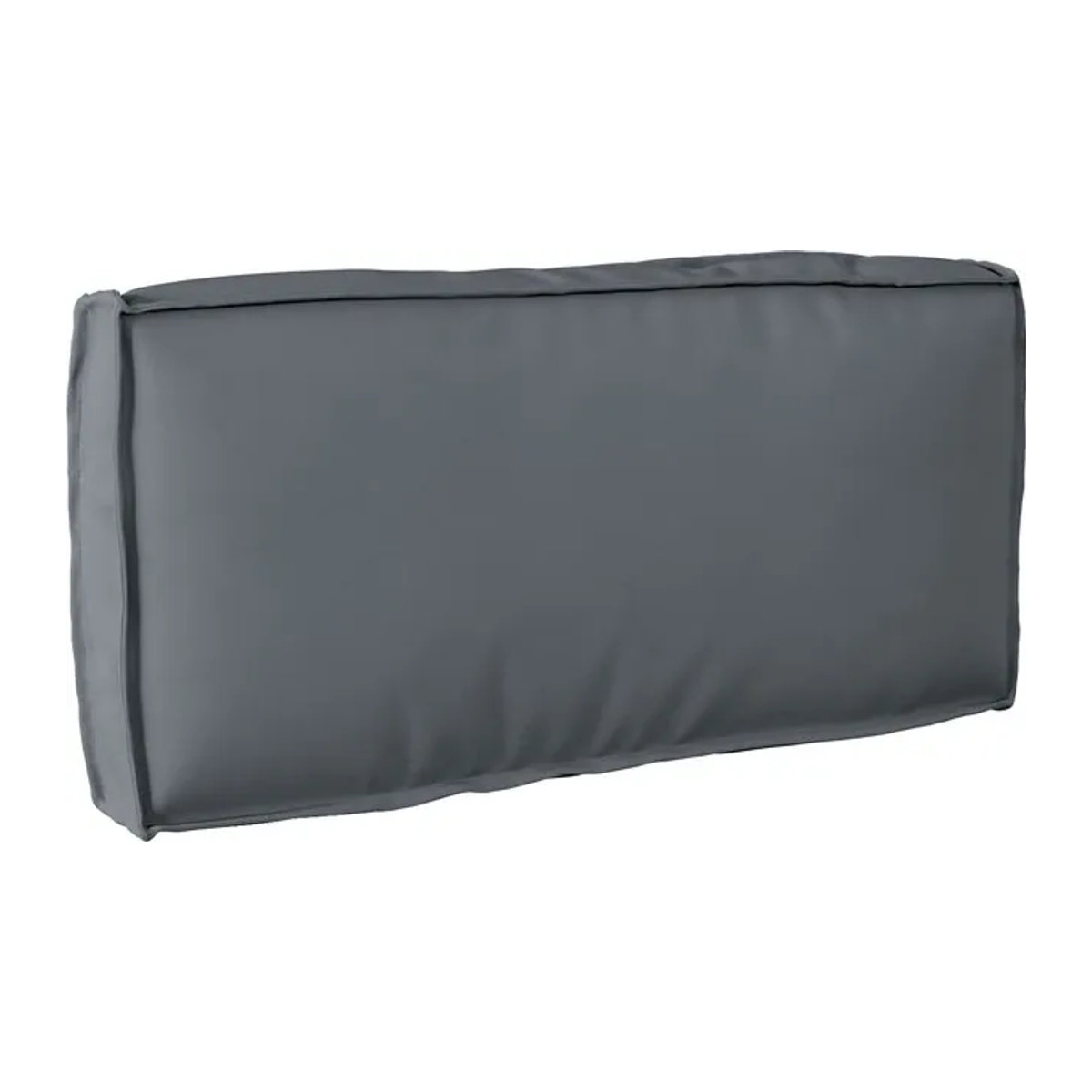 VIDAXL Rückenlehnenkissen aus Oxford-Stoff in Grau, B/B/H: 80 x 40 x 12 cm - Bild 1