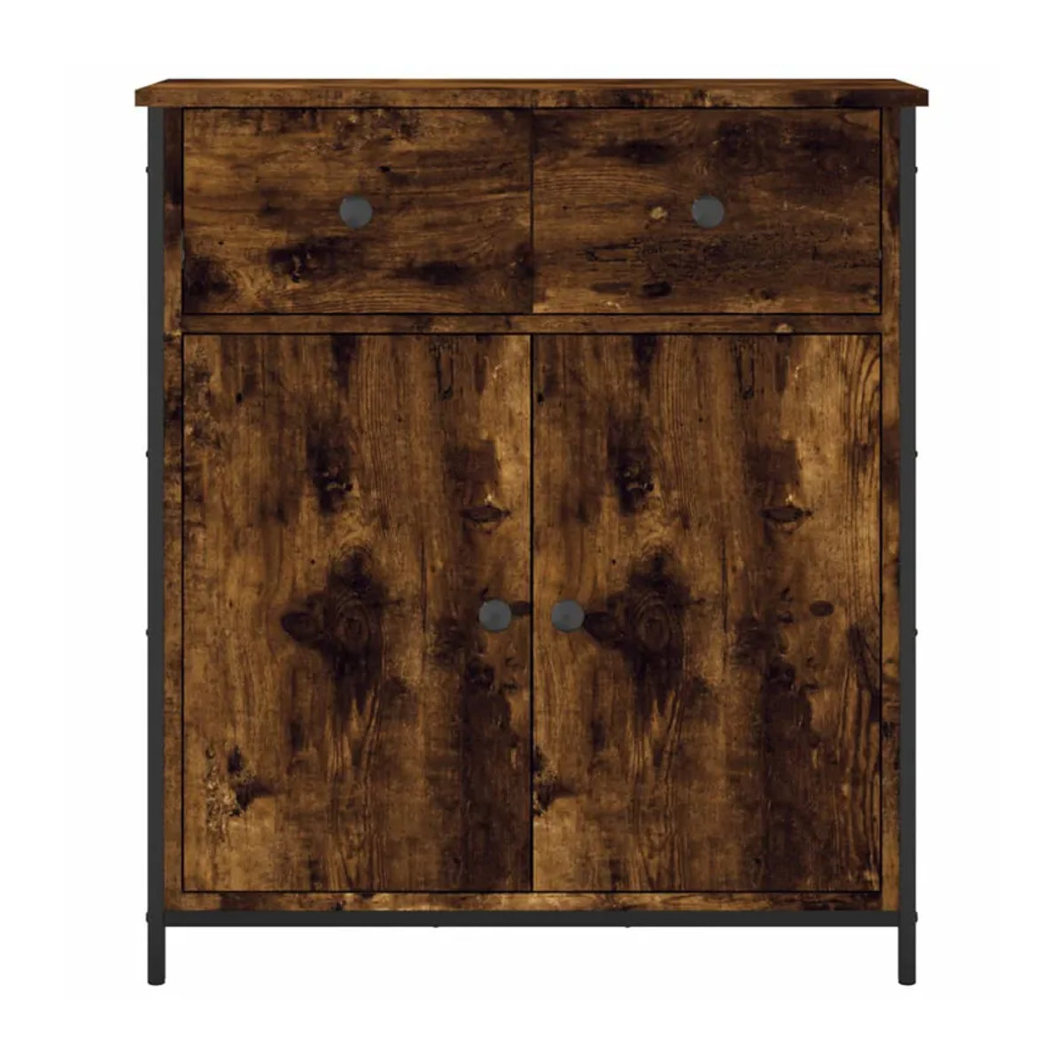 Vidaxl Schrank in Geräuchertem Eichen-Design, Braun, B/T/H: 70 x 30 x 80 cm - Bild 3