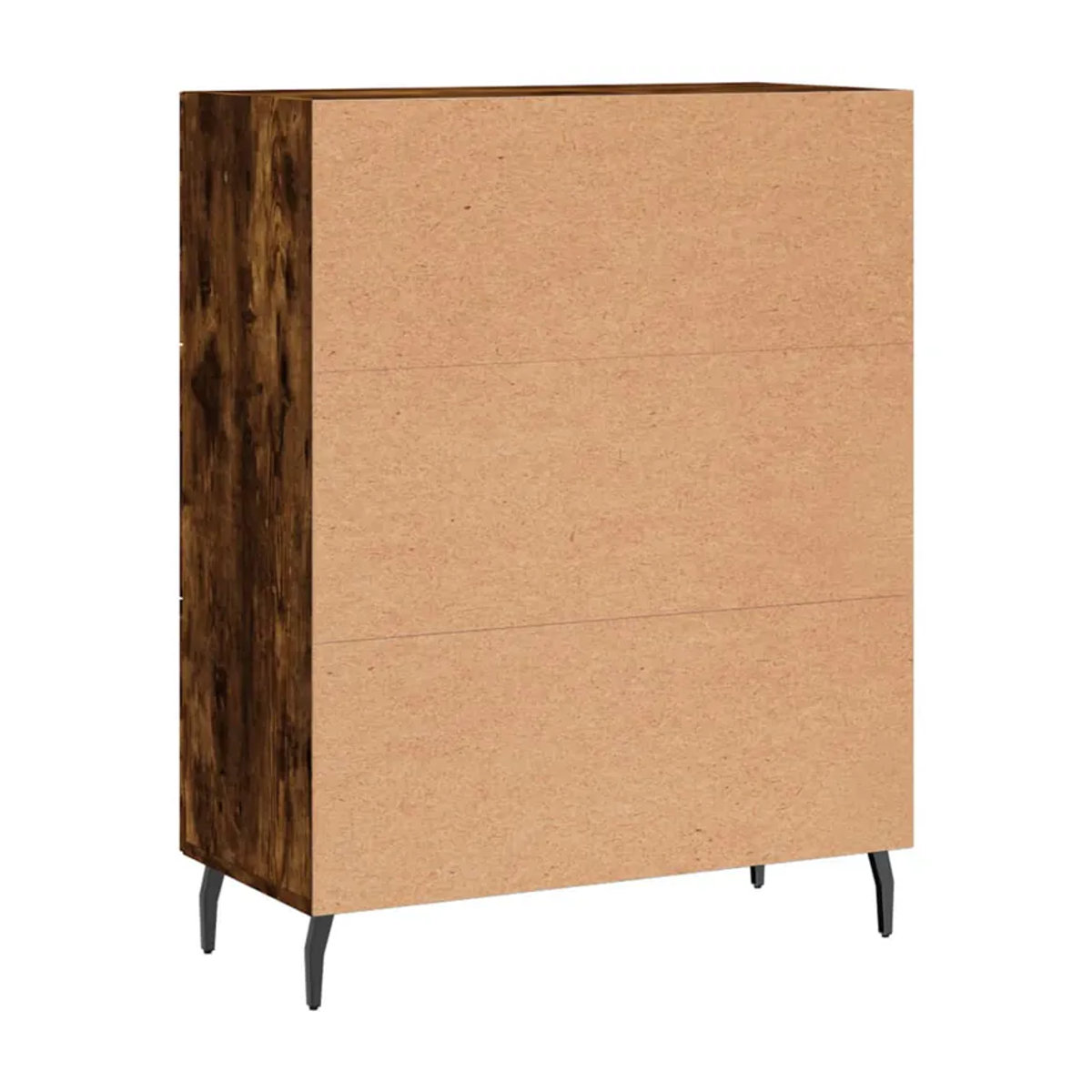 vidaxl Schrank in Geräuchertem Eichen-Design mit brauner Farbe, B/T/H: 69,5 x 34 x 90 cm - Bild 6