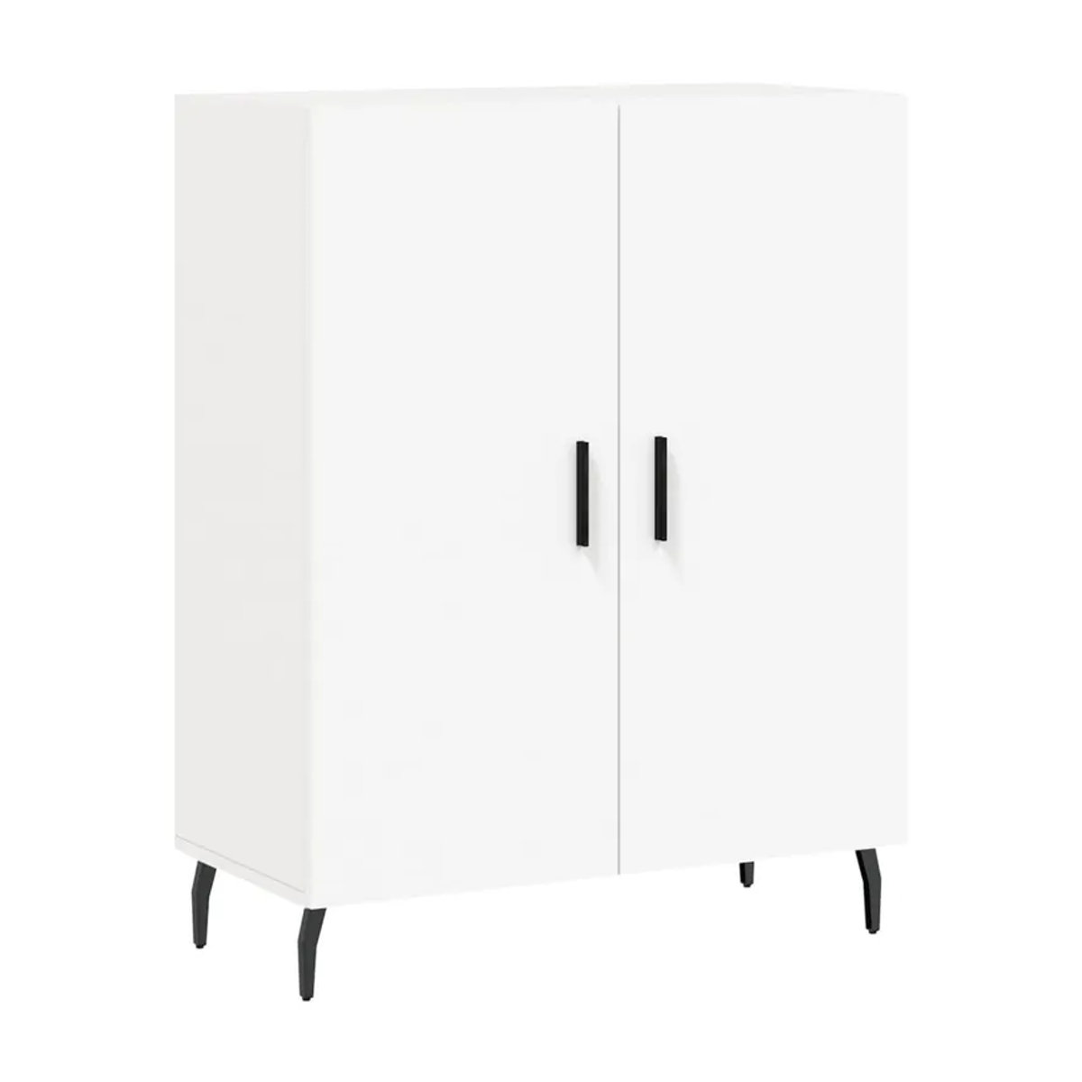 Vidaxl Schrank in Weiß mit Scharniertüren, B/T/H: 69,5 x 34 x 90 cm - Bild 2