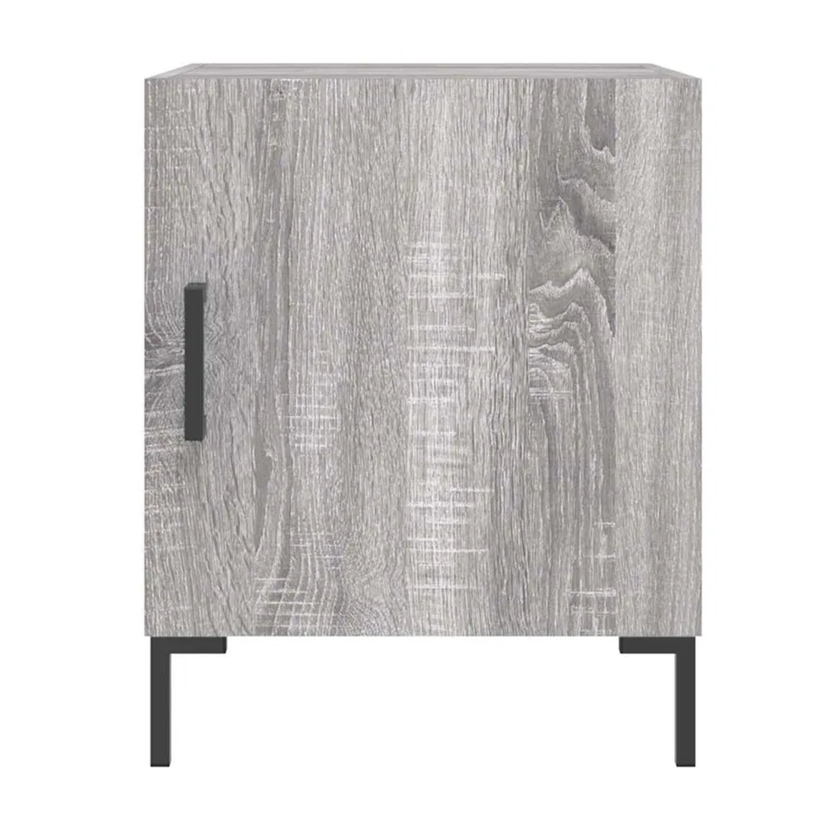 Vidaxl Set 2 Nachttische Modern in Grau, B/T/H: 40 x 40 x 50 cm - Bild 4