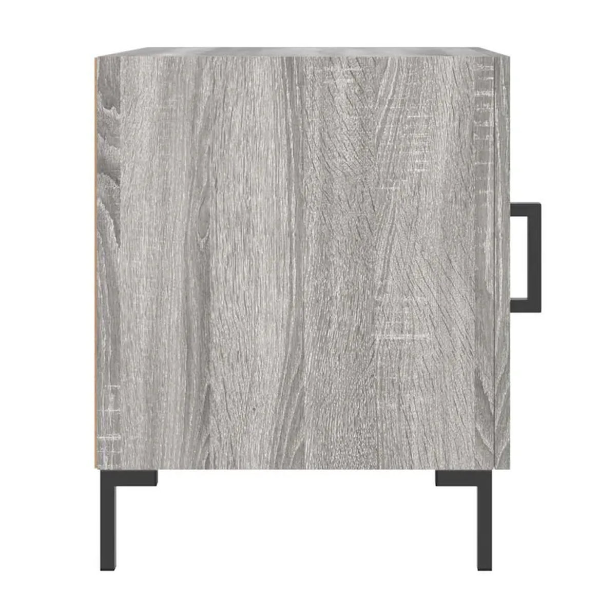 Vidaxl Set 2 Nachttische Modern in Grau, B/T/H: 40 x 40 x 50 cm - Bild 5