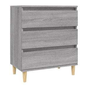 Vidaxl Sideboard in Grau im skandinavischen Design aus Holzwerkstoff, B/T/H: 60 x 35 x 70 cm