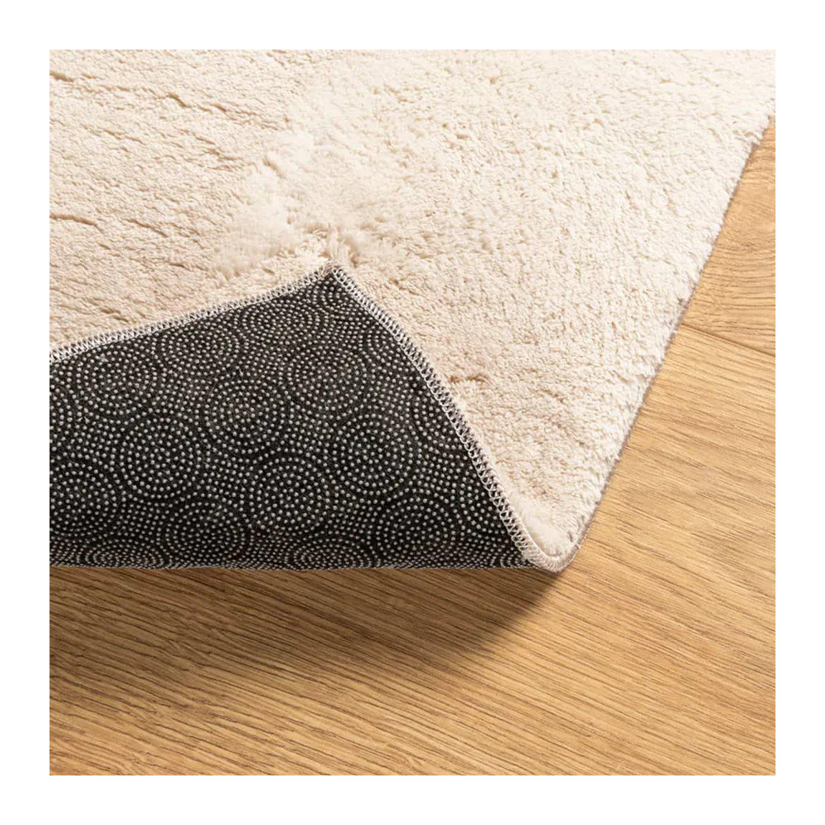 Vidaxl Teppich Huarte Kurzflor in Beige, B: 140 cm, L: 200 cm - Bild 1