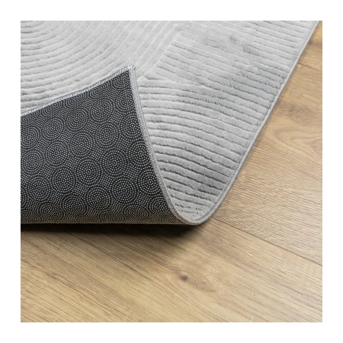 Vidaxl Teppich Iza Kurzflor in Grau, B: 120 cm, L: 170 cm - Bild 2
