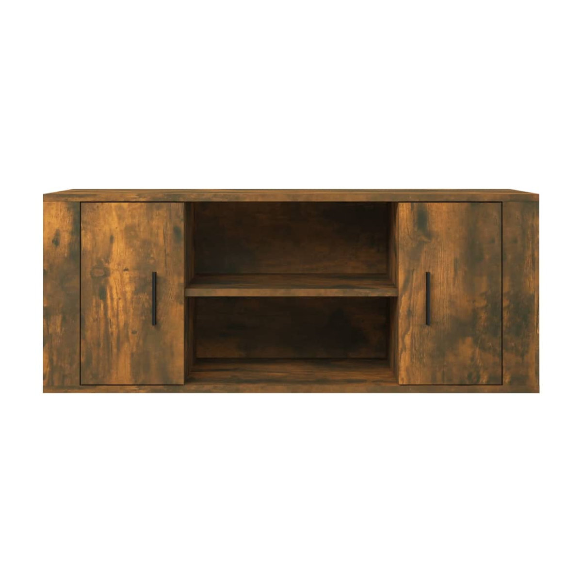 Vidaxl TV-Schrank Modern in Braun, B/T/H: 100 x 40 x 35 cm - Bild 3