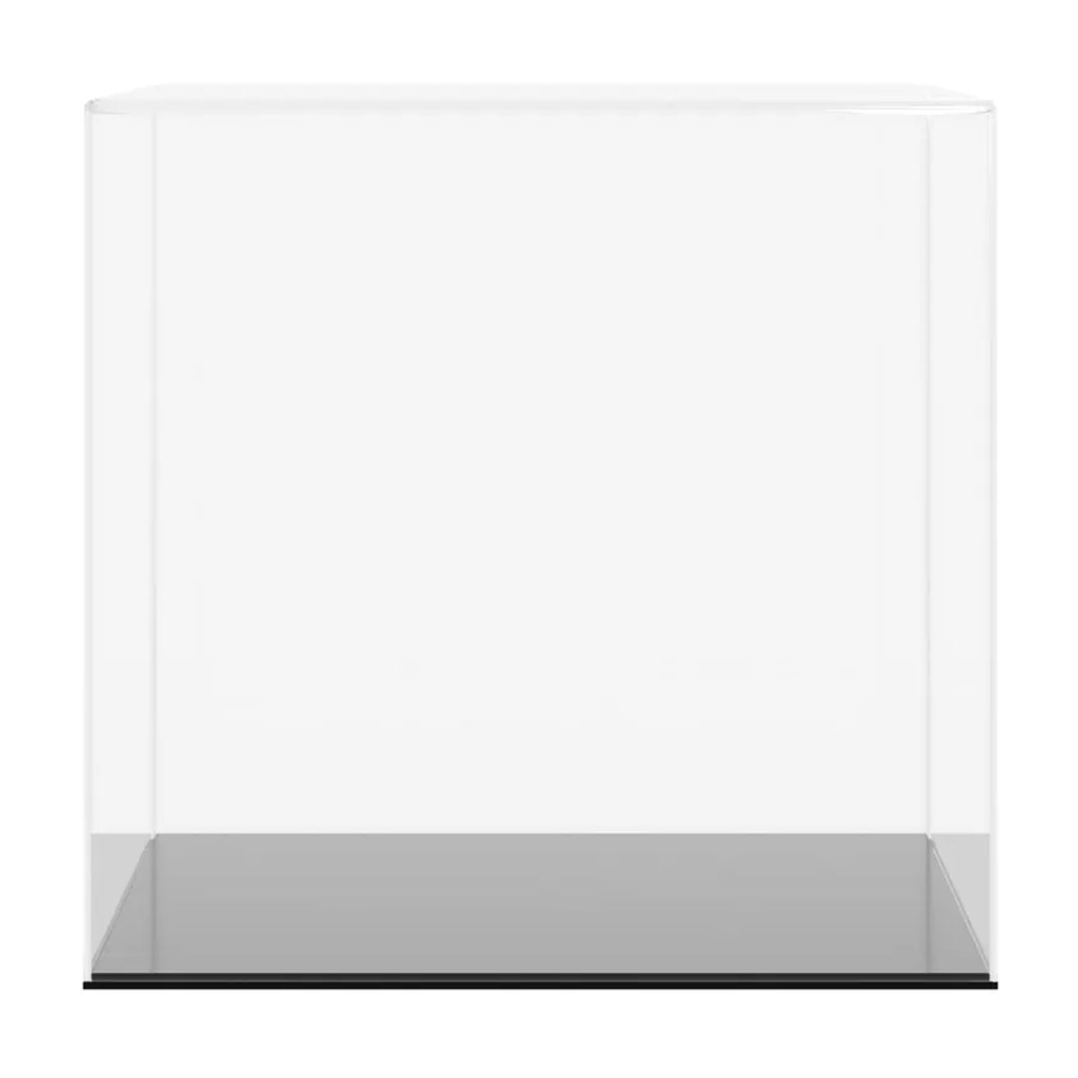 Vidaxl Vitrine aus Acryl in Transparent und Schwarz, B/T/H: 40 x 35 x 35 cm - Bild 1