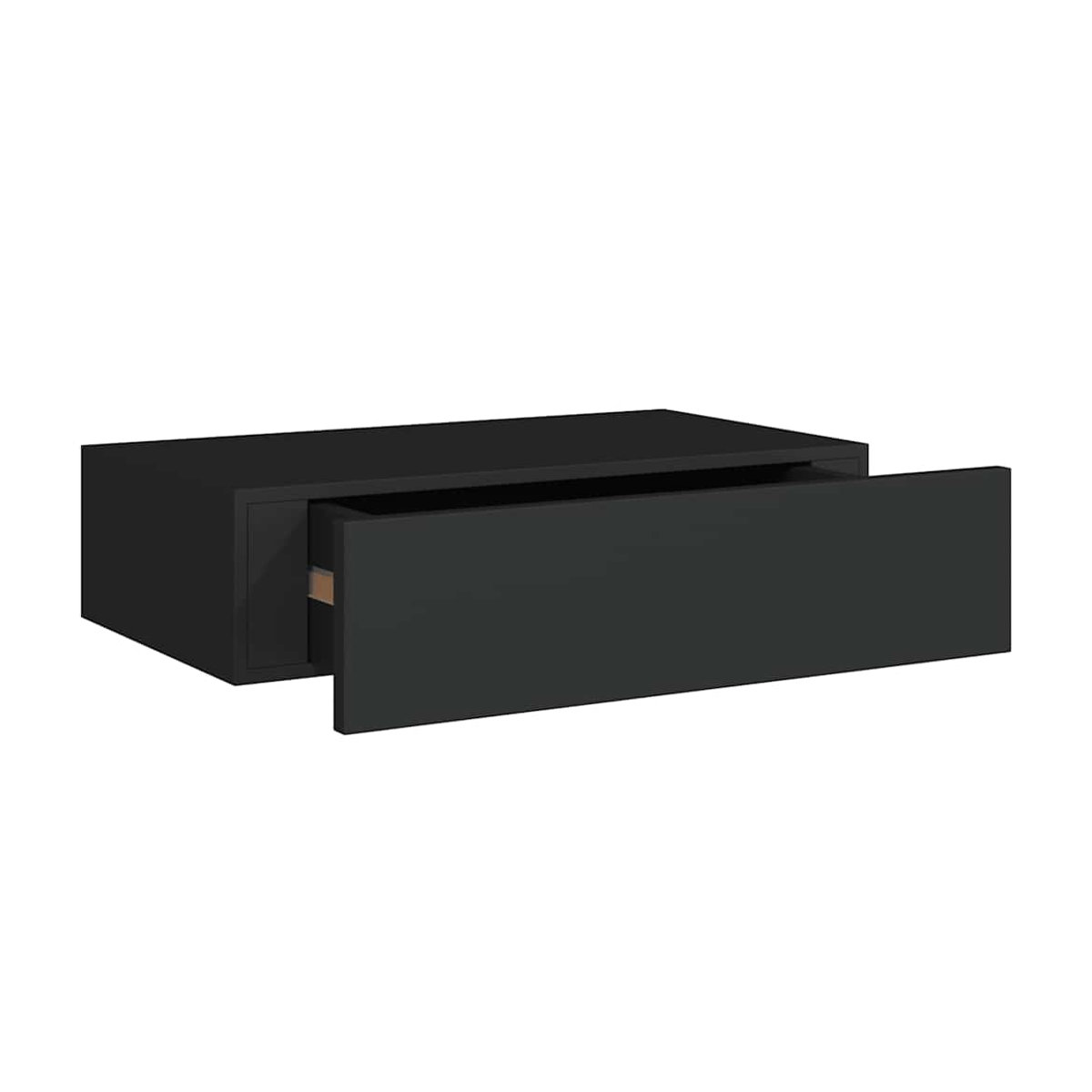 Vidaxl Wandregal mit Schublade Schwarz B/T/H: 40 x 23,5 x 10 cm - Bild 2