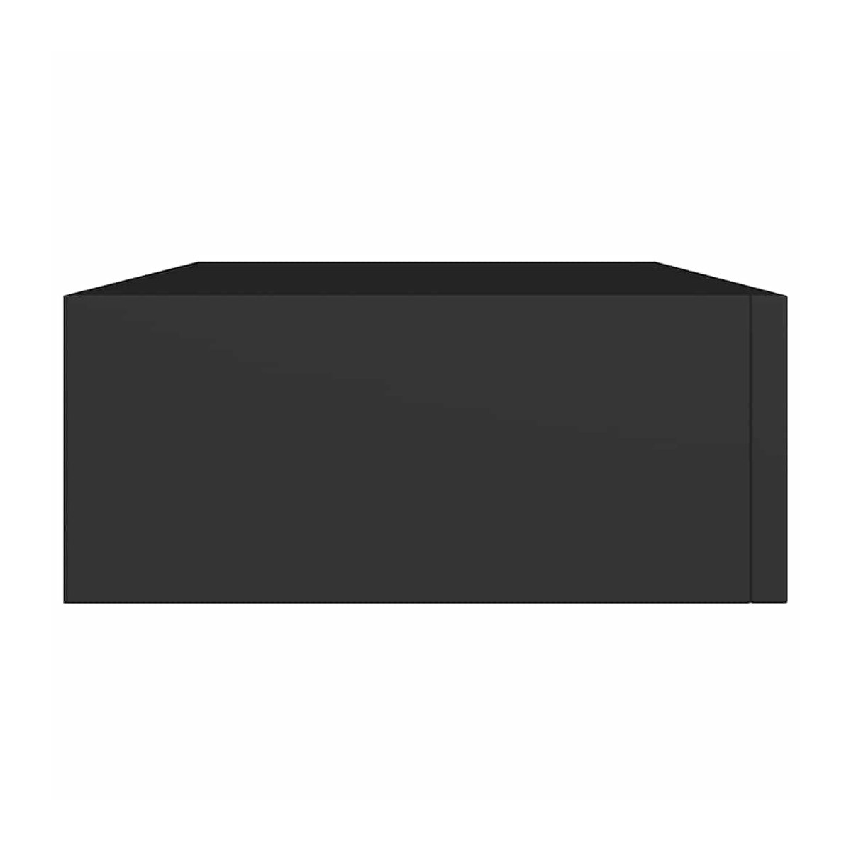 Vidaxl Wandregal mit Schublade Schwarz B/T/H: 40 x 23,5 x 10 cm - Bild 3