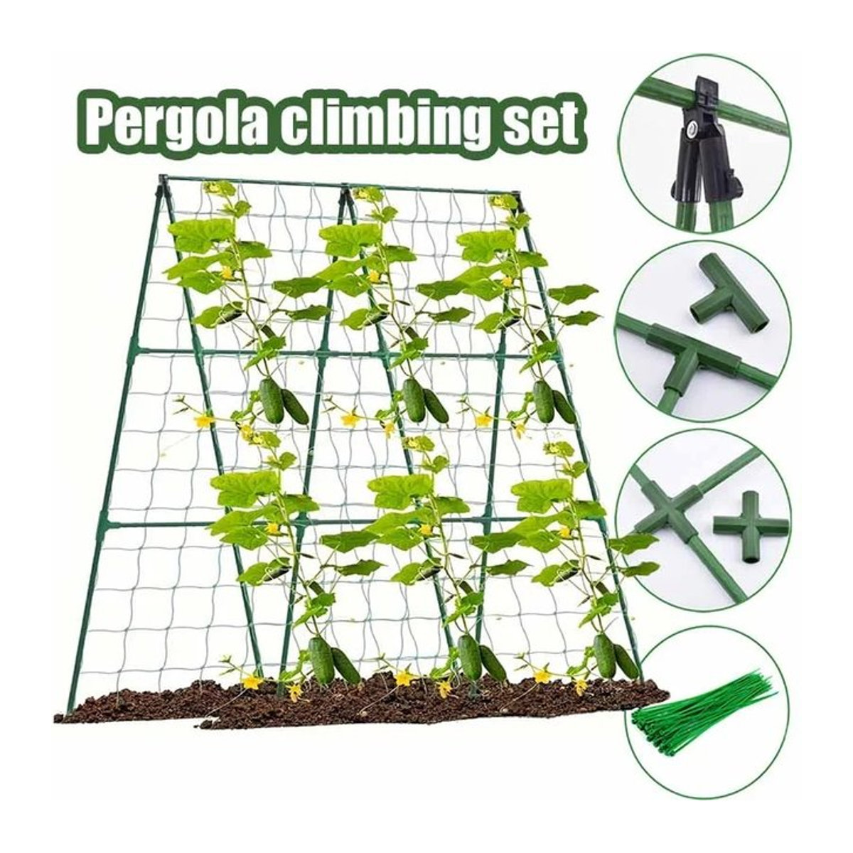 Vielseitiges Kletterspalier als Blumenspalier und Gemüsespalier für deinen Garten oder Innenhof - Bild 1