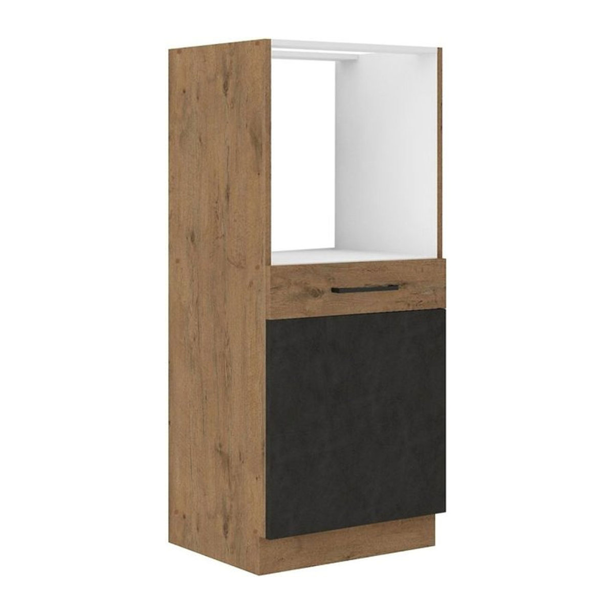 Vigo Unterschrank Modern in Grau und Eiche Natur mit einer Breite von 60 cm - Bild 1