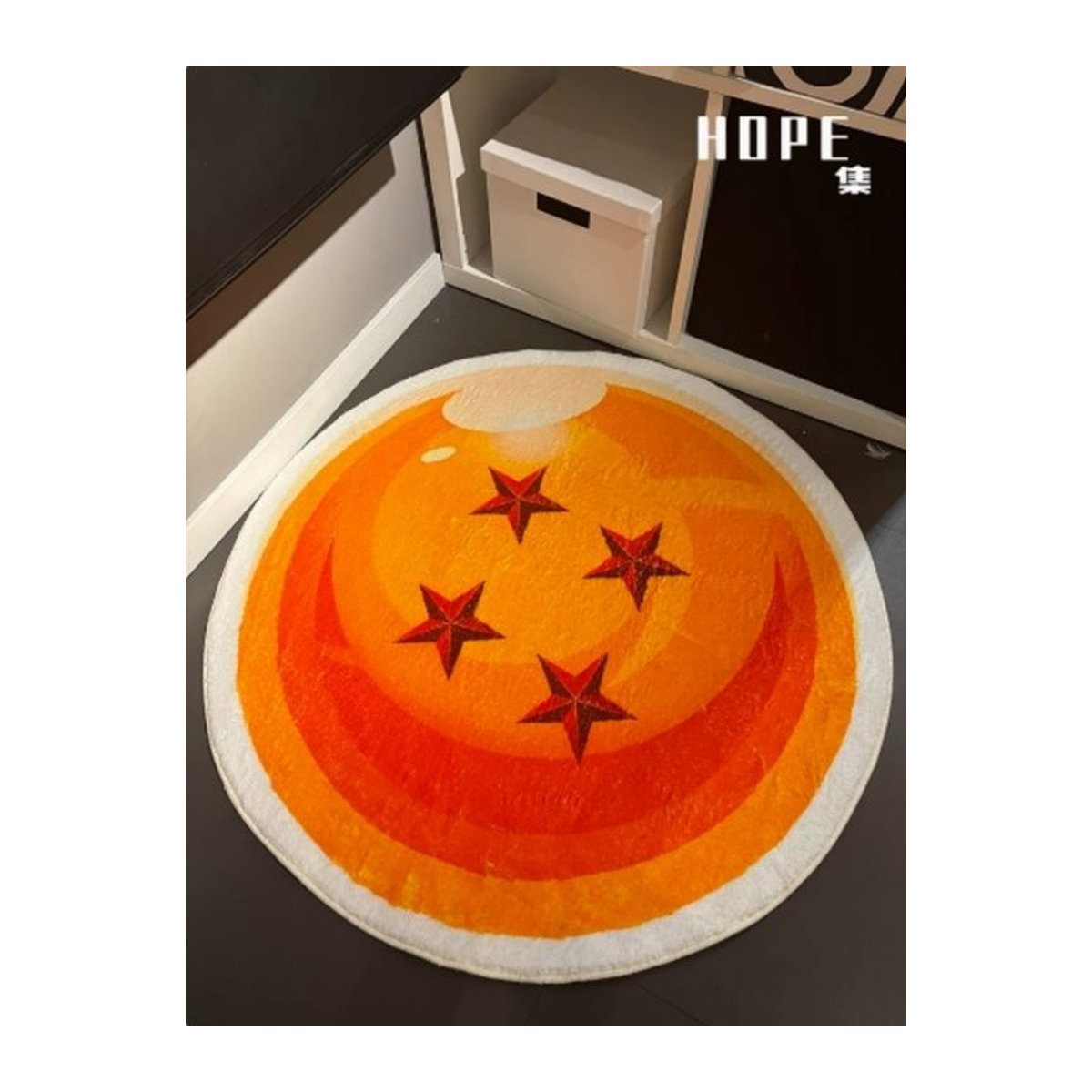 VIKAMA Cartoon und Anime Teppich in Orange für Kinderzimmer und Schlafzimmer - Bild 1