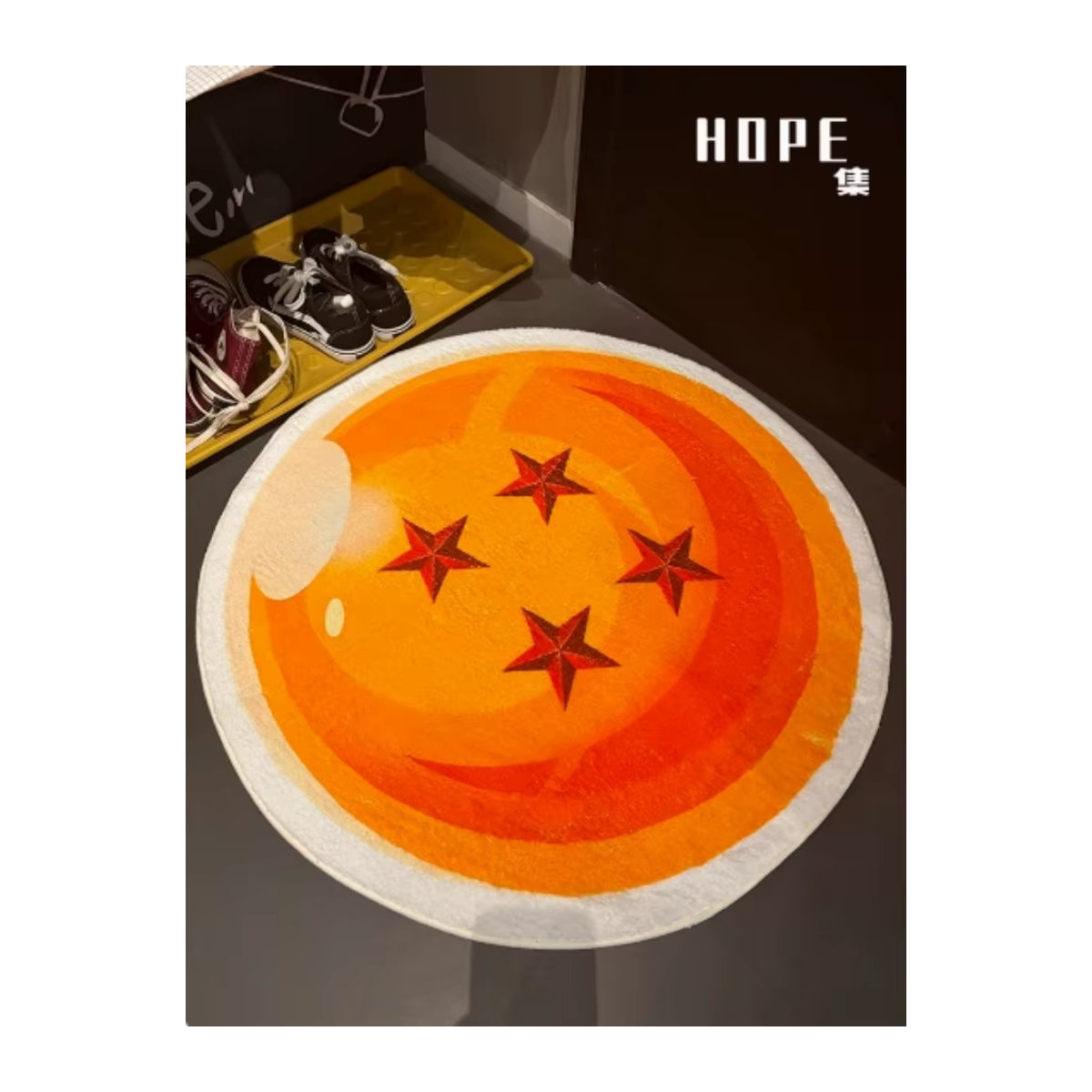 VIKAMA Cartoon und Anime Teppich in Orange für Kinderzimmer und Schlafzimmer - Bild 3