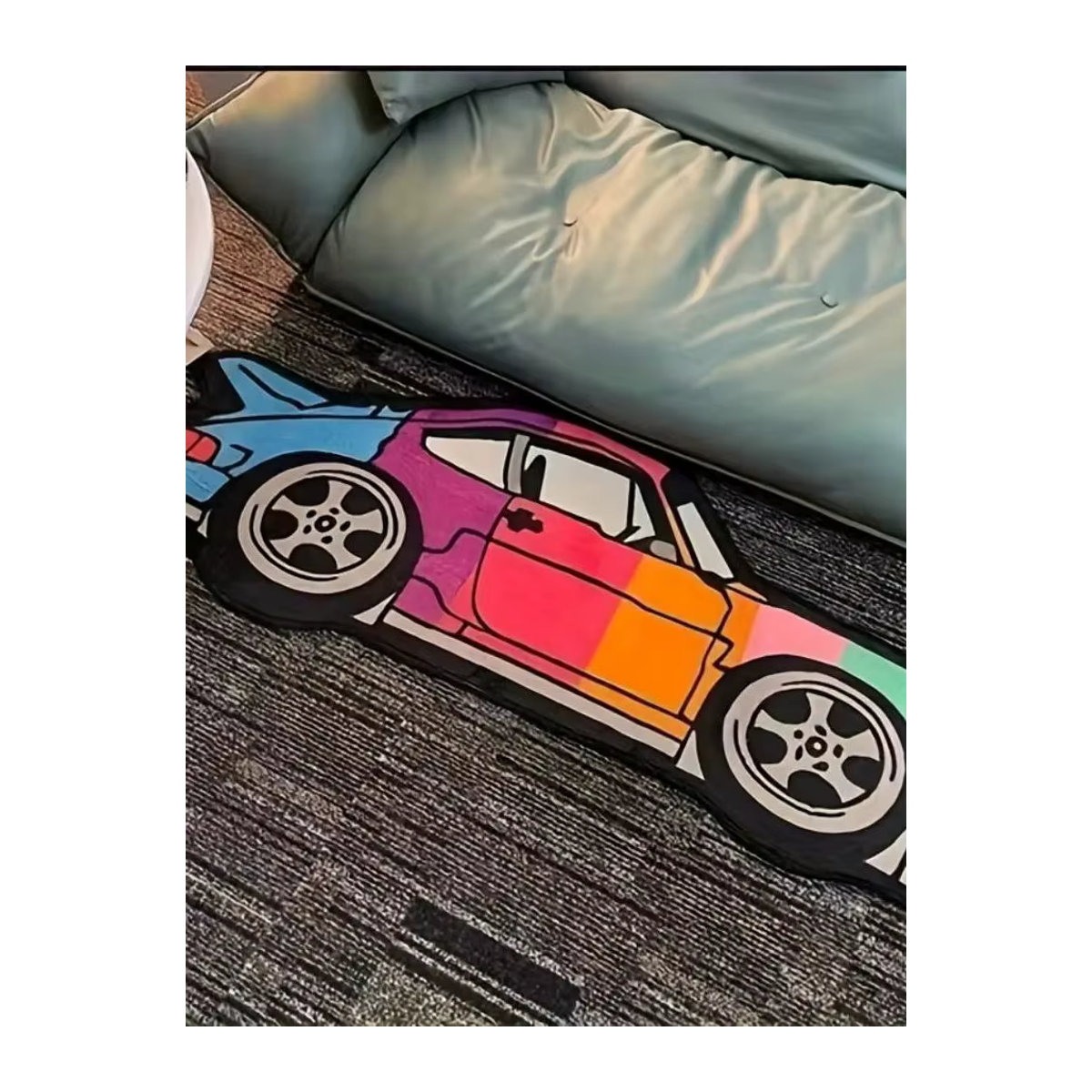 VIKAMA E-Sport Raummatte aus Kristall-Samt in Mehrfarbig für Kinderzimmer und Schlafzimmer - Bild 6