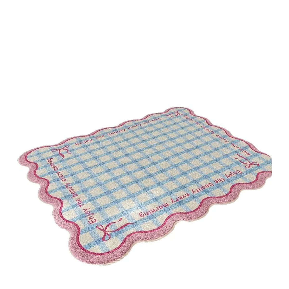 VIKAMA Kaschmirimitat Teppich in Mehrfarbig für Schlafzimmer und Wohnzimmer, rutschfest und pflegeleicht - Bild 2
