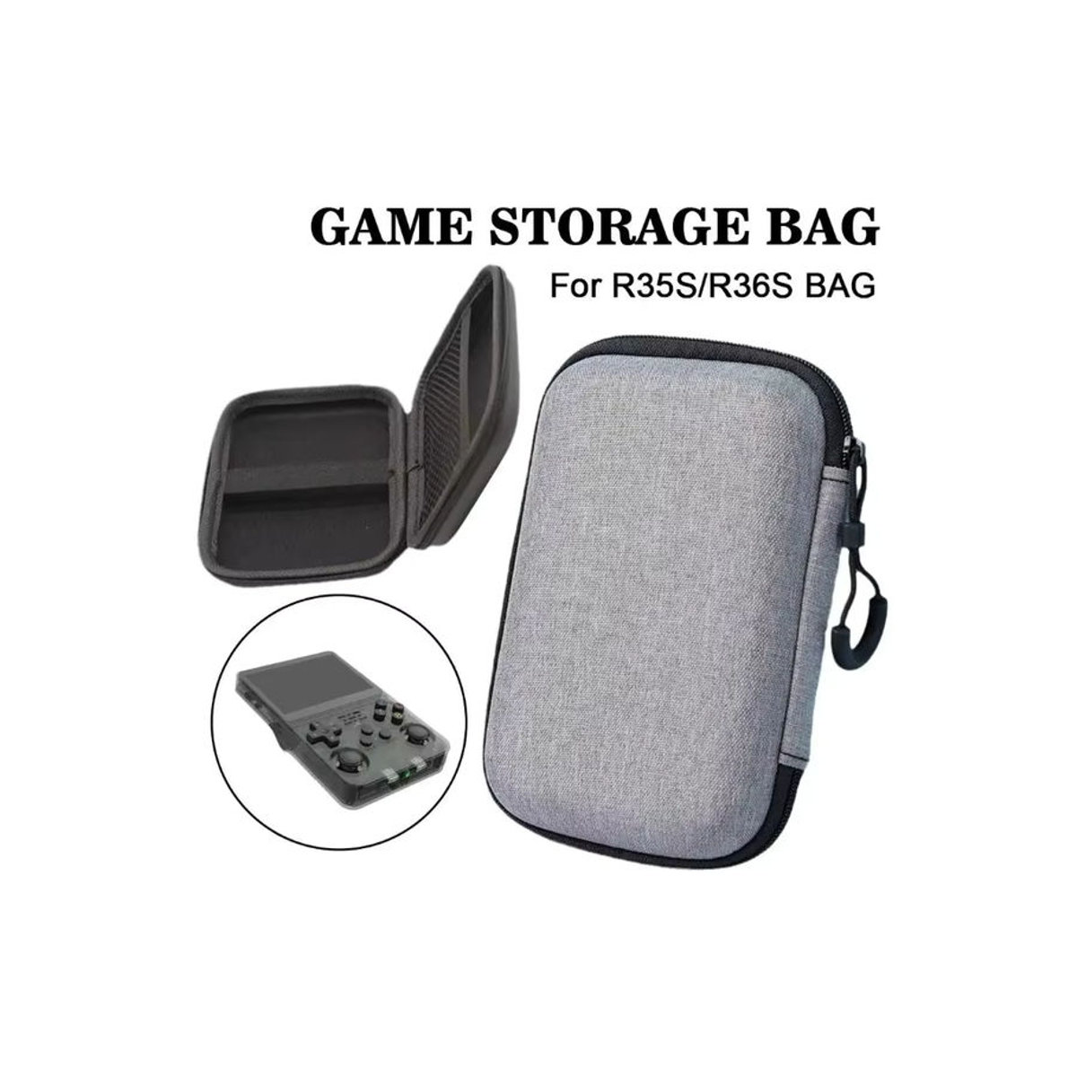 VIKEFON Schutzhülle für R36S/R35S EVA Hard Case Tragetasche in Grau - Bild 6