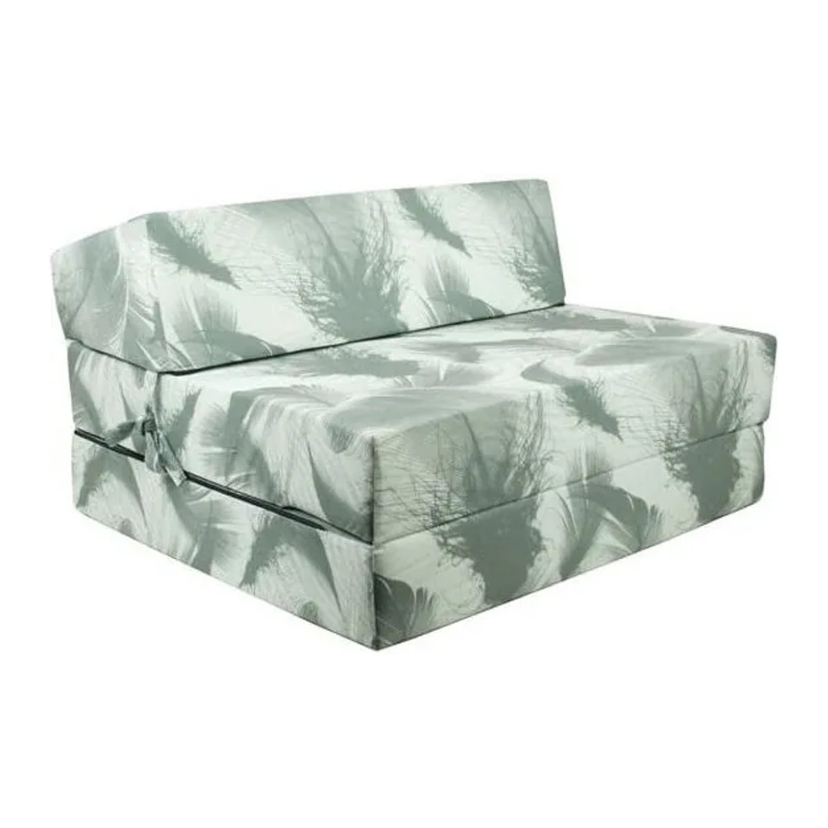 Viking Choice Faltbare Bio Schaumstoffmatratze mit waschbarem Bezug, Weiß, B/T/H: 200 x 90 x 15 cm - Bild 1