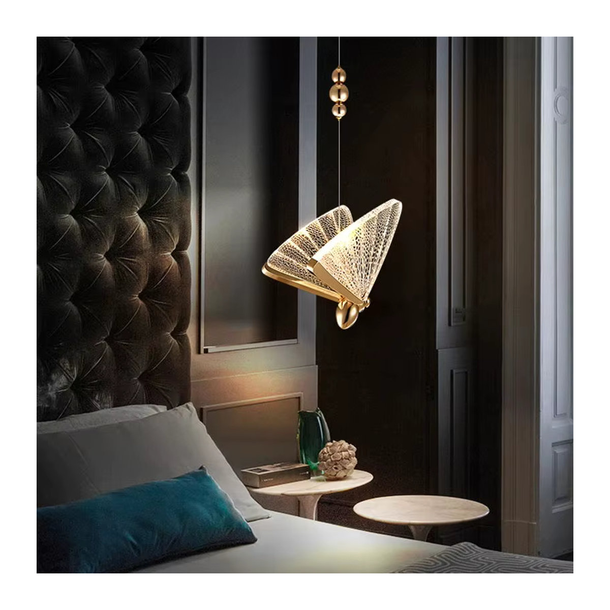 Vikotou LED Kronleuchter in Bunt im skandinavischen Design für dein Esszimmer oder Foyer - Bild 4