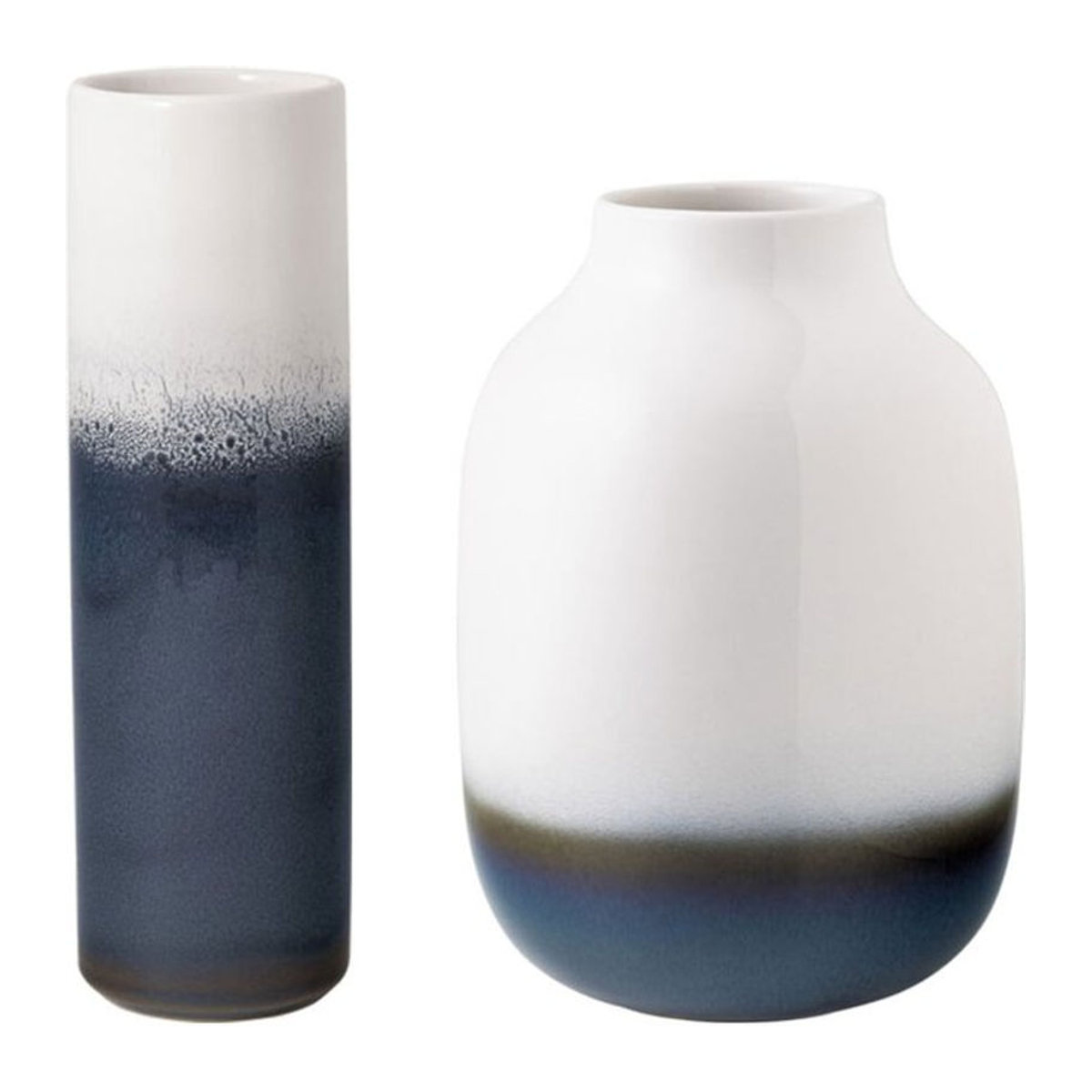 Villeroy & Boch like. by Lave Home Vasen Set aus Keramik, 2er Set, zylindrisch, mehrfarbig, Höhe: 22 cm und Höhe: 25 cm - Bild 1